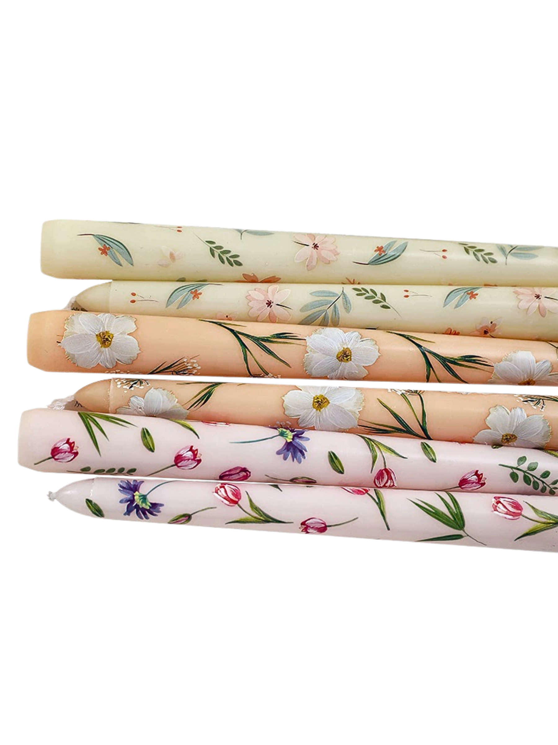 Lyra Pastel Garden Floral Candles