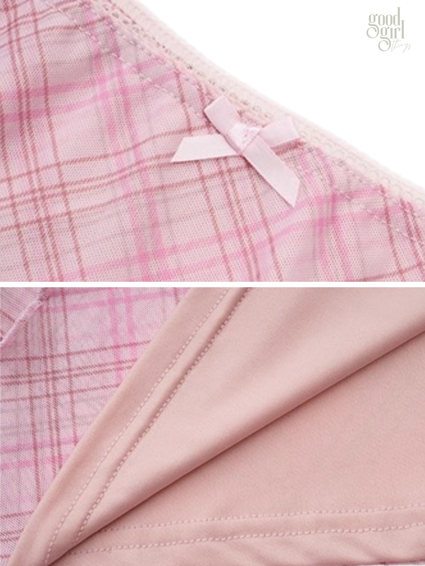 Bree Pink Plaid Midi Skirt