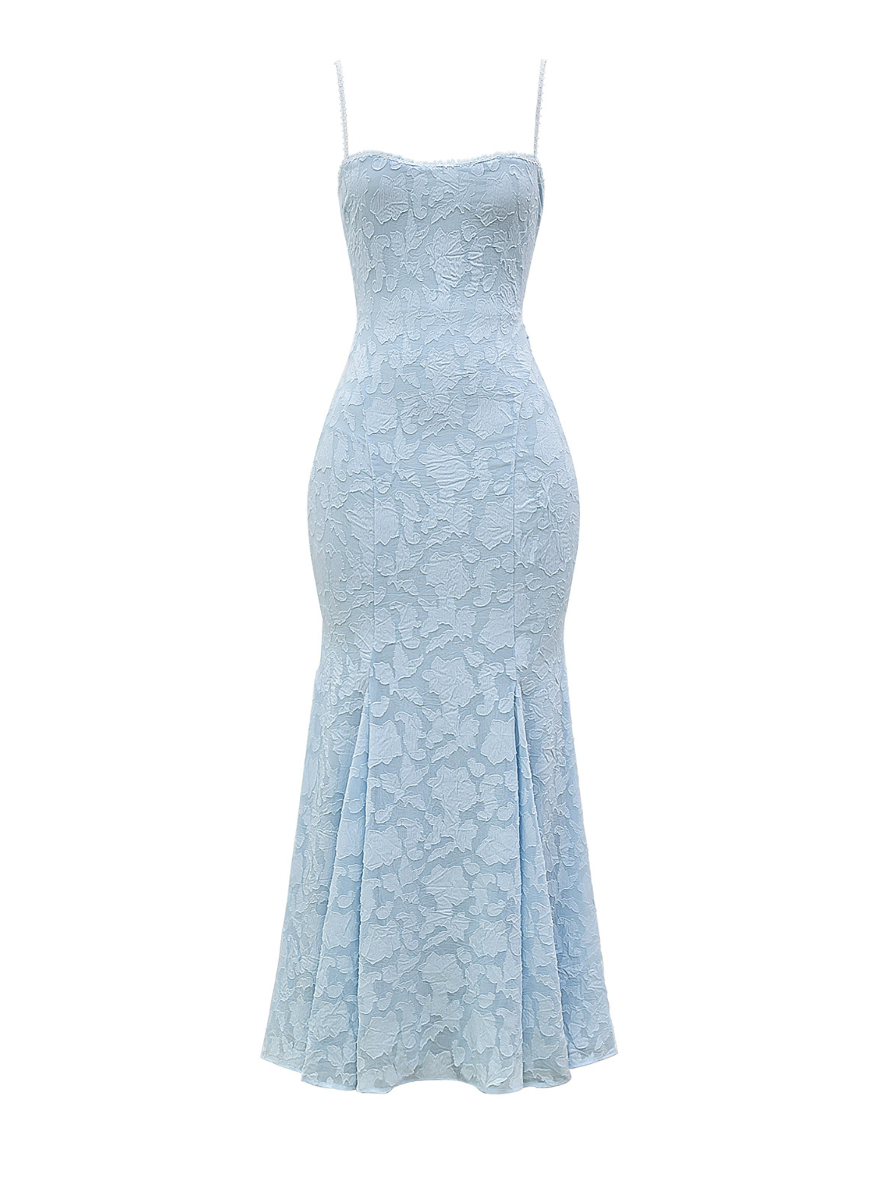 Jocelyn Square Neck Jacquard Maxi Dress