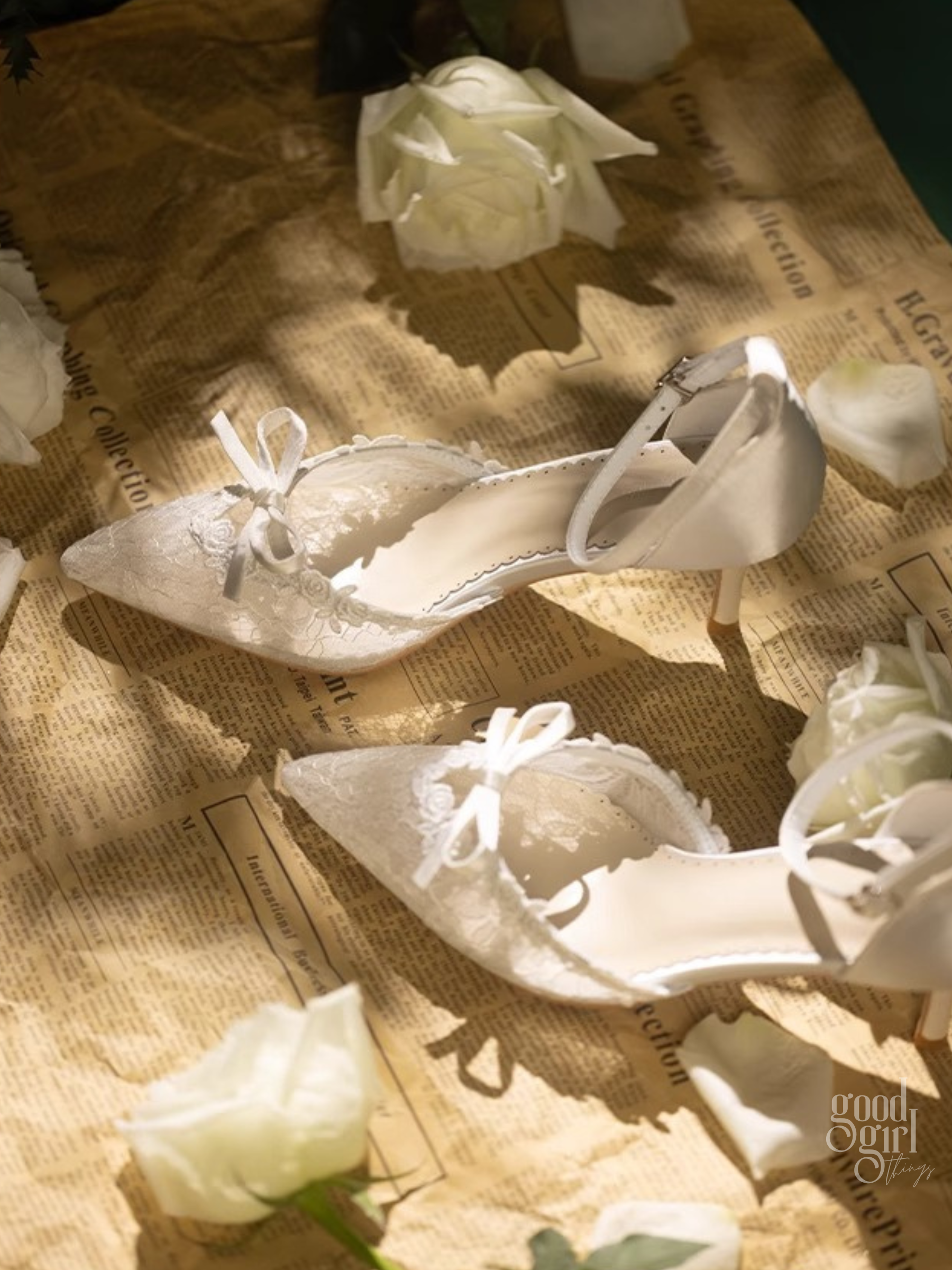 Diane Lace Stiletto Heels