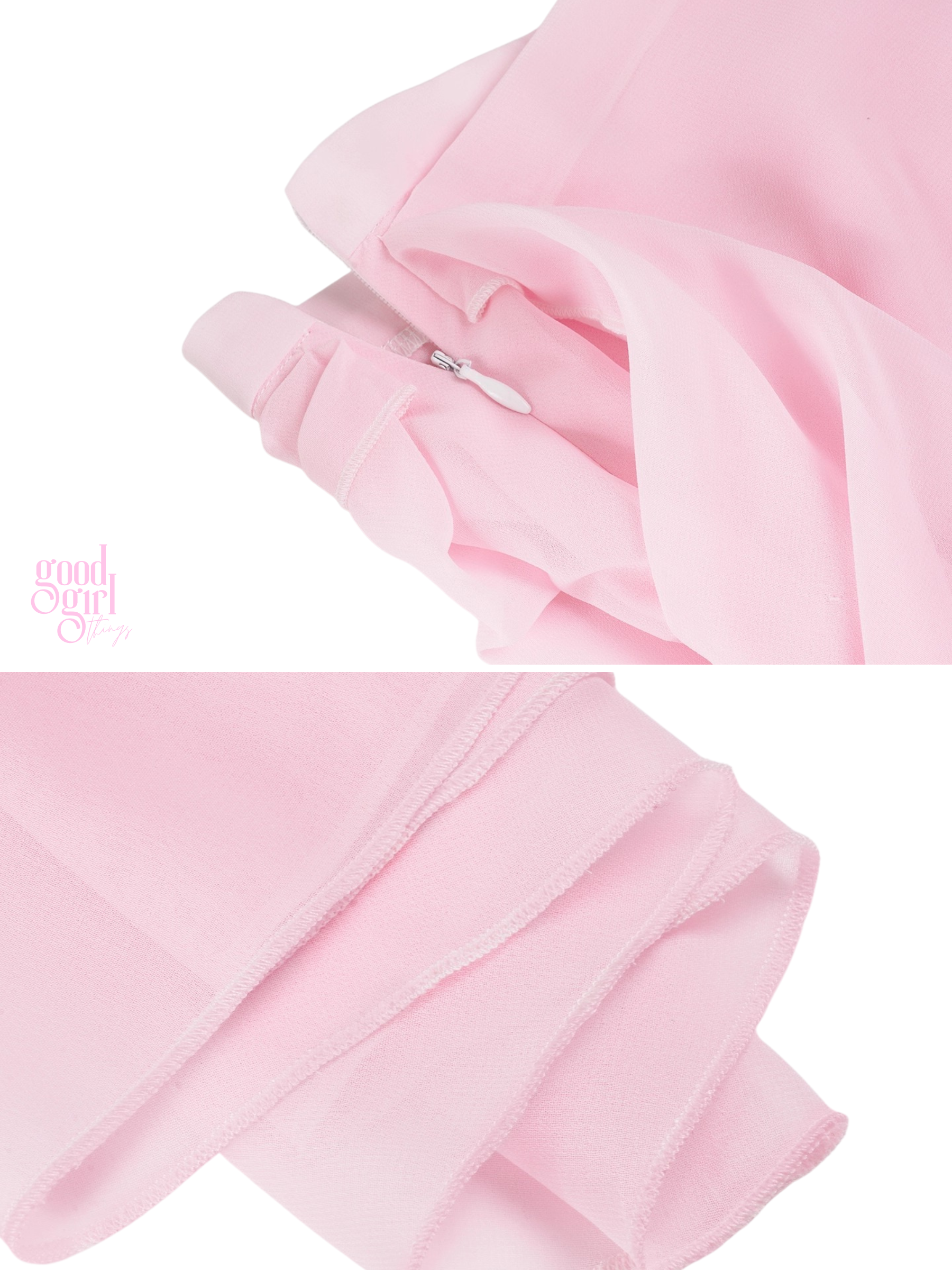 Jacklynn Pink Layered Maxi Skirt