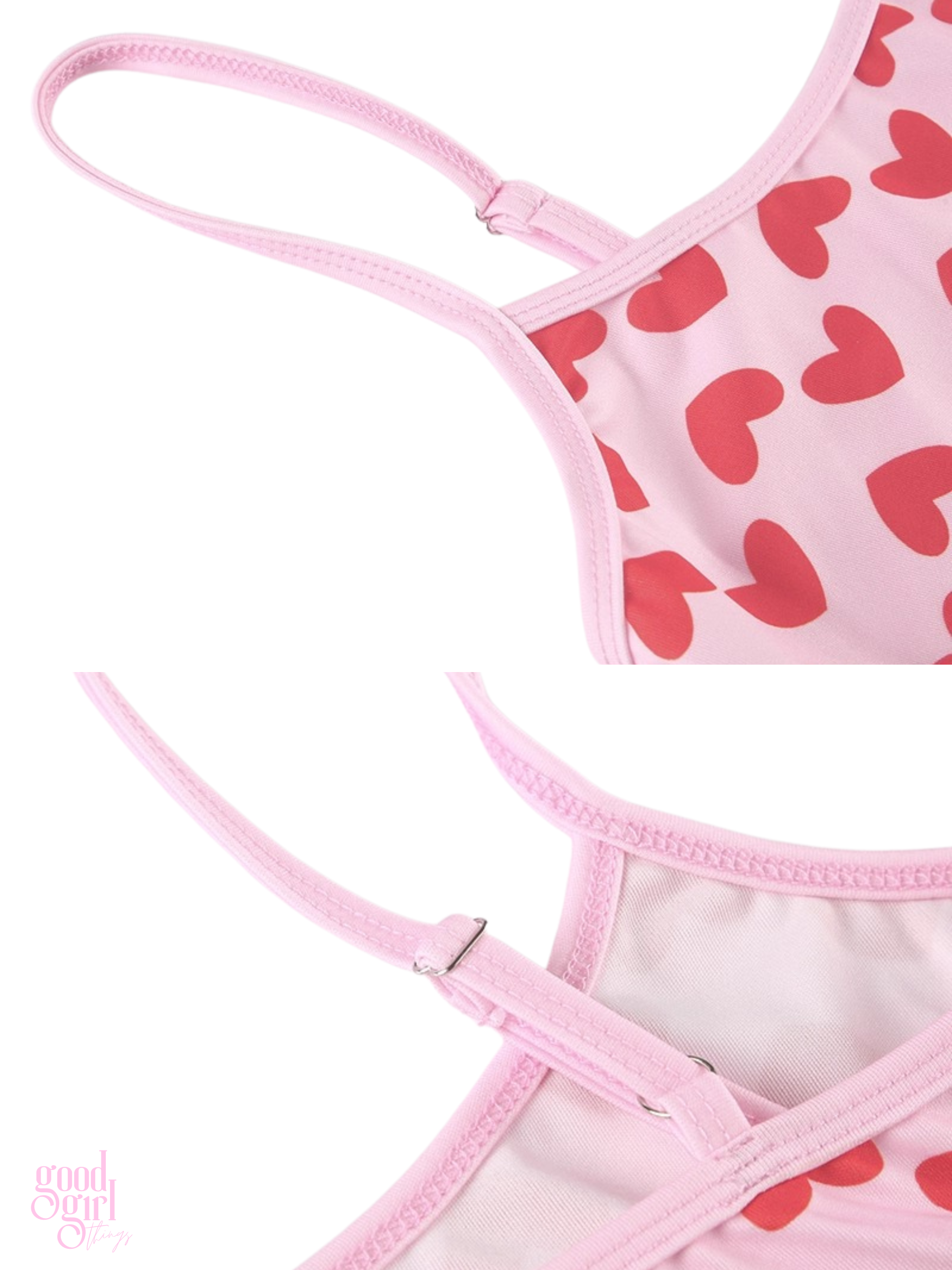 Kamiya Heart Print Short Set