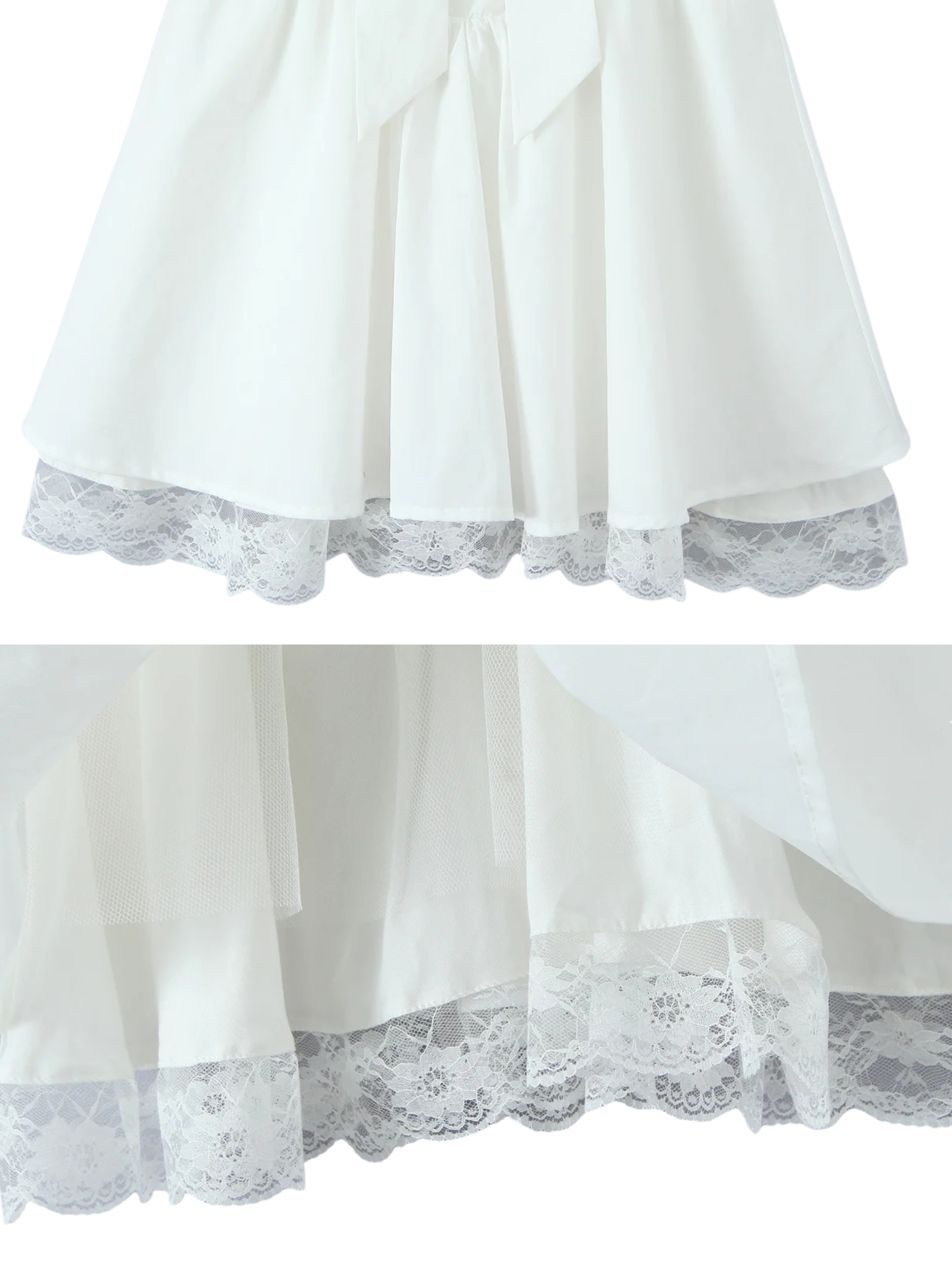 Ashleen Off Shoulder Ribbon Mini Dress