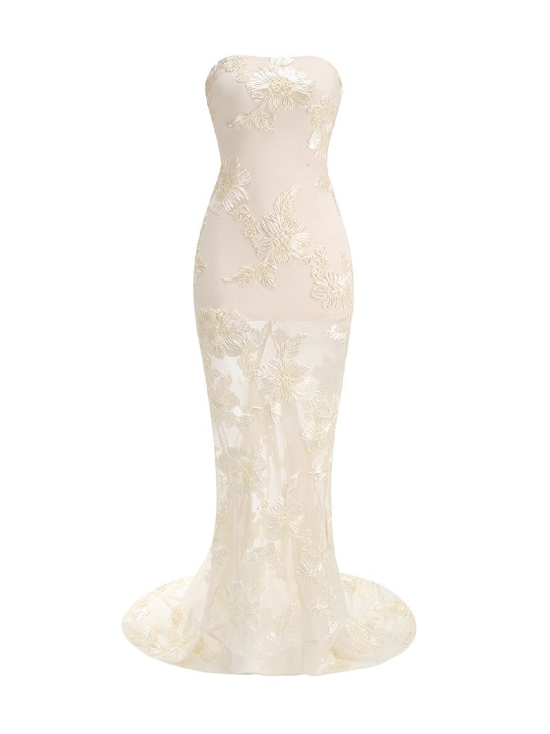 Athena Strapless Mermaid Maxi Dress