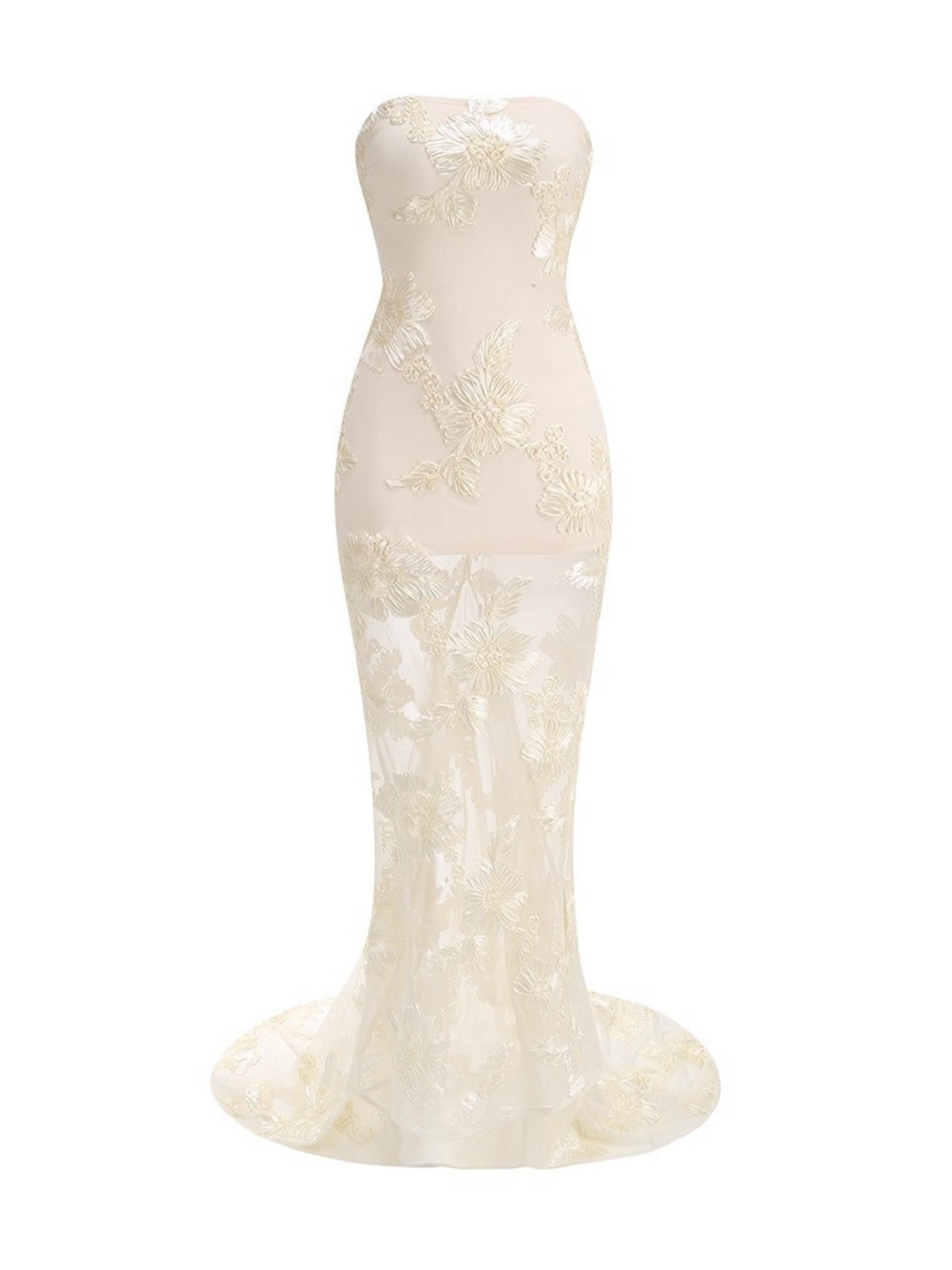Athena Strapless Mermaid Maxi Dress