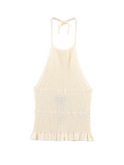 Aela Knit Halter Top