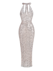 Alice Backless Sequin Maxi Dress