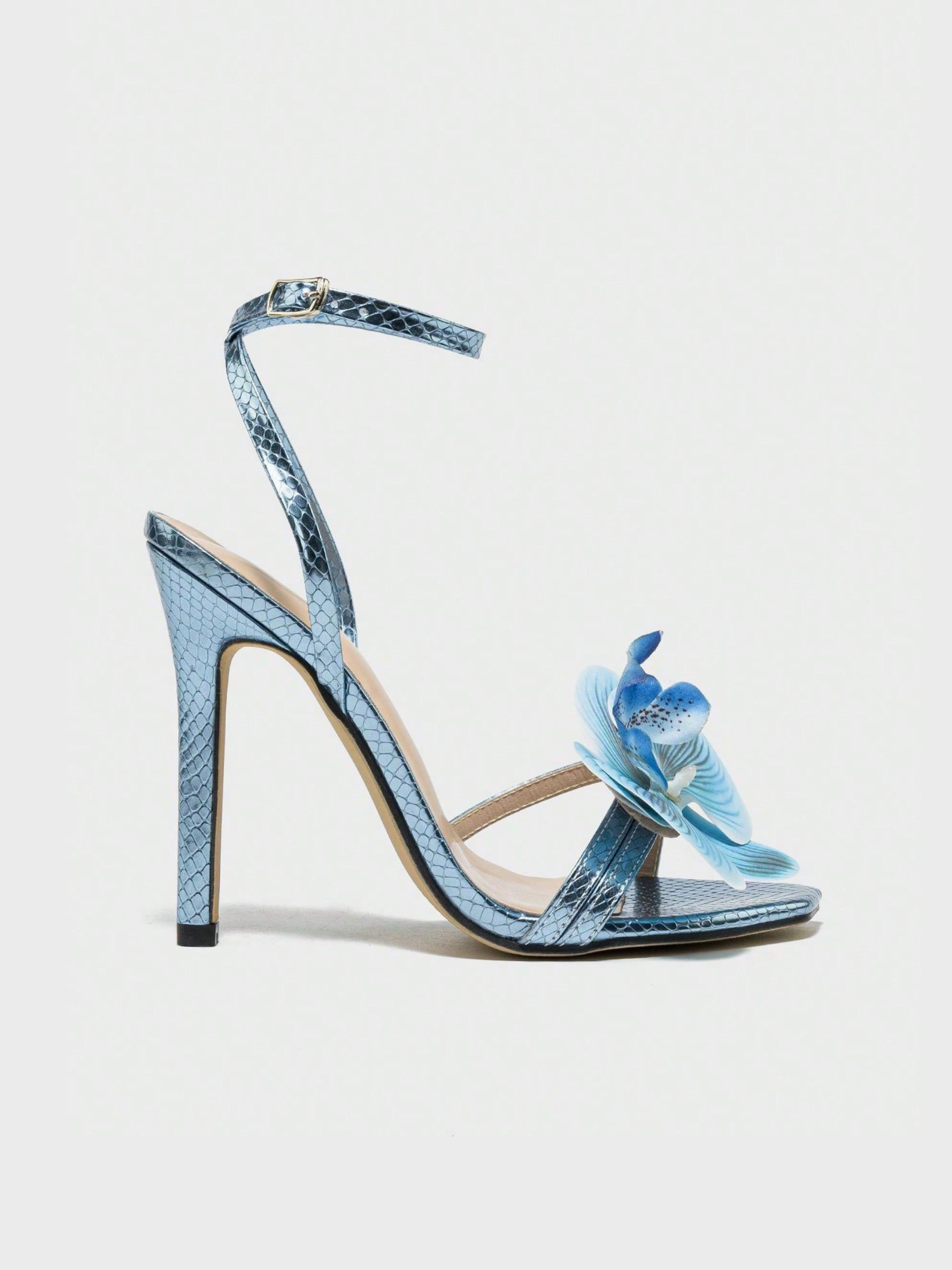 Alyssia Stiletto Butterfly Sandals