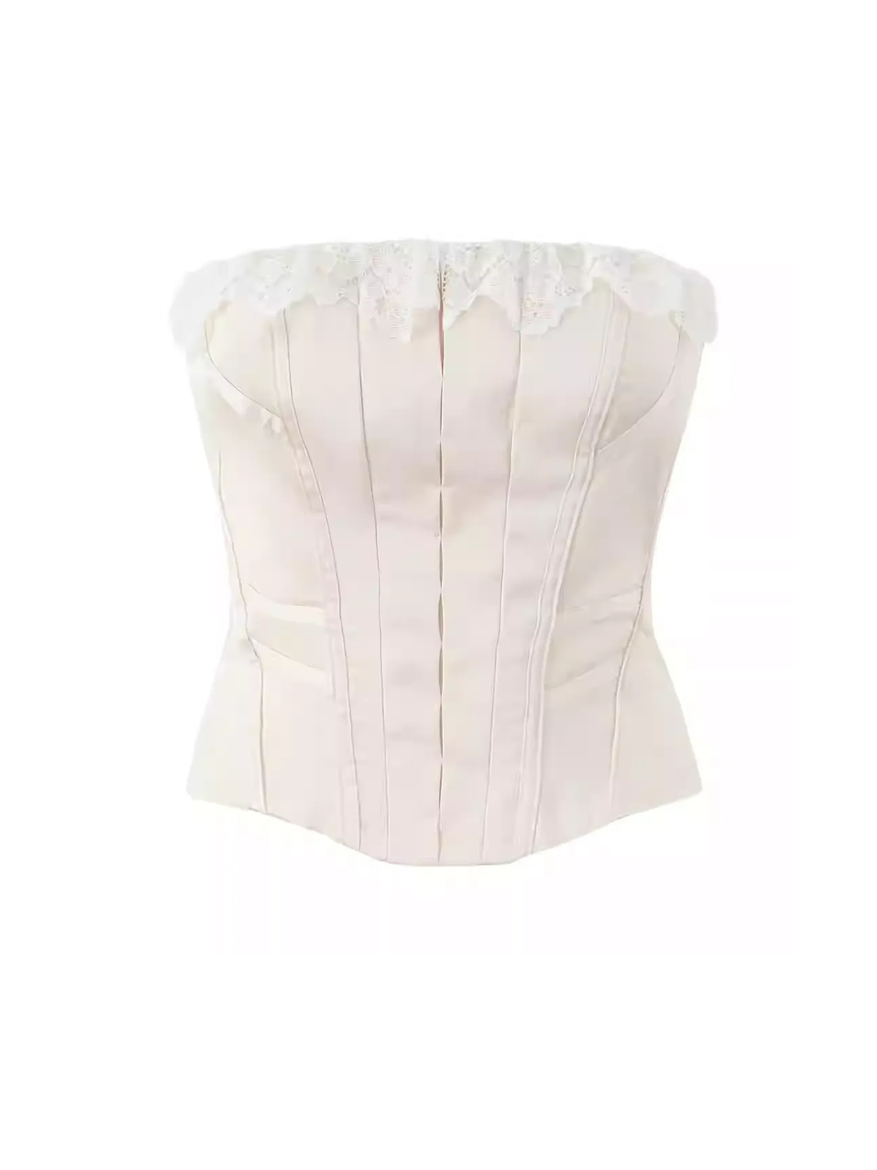 Scarlett Lace Bustier Short Set