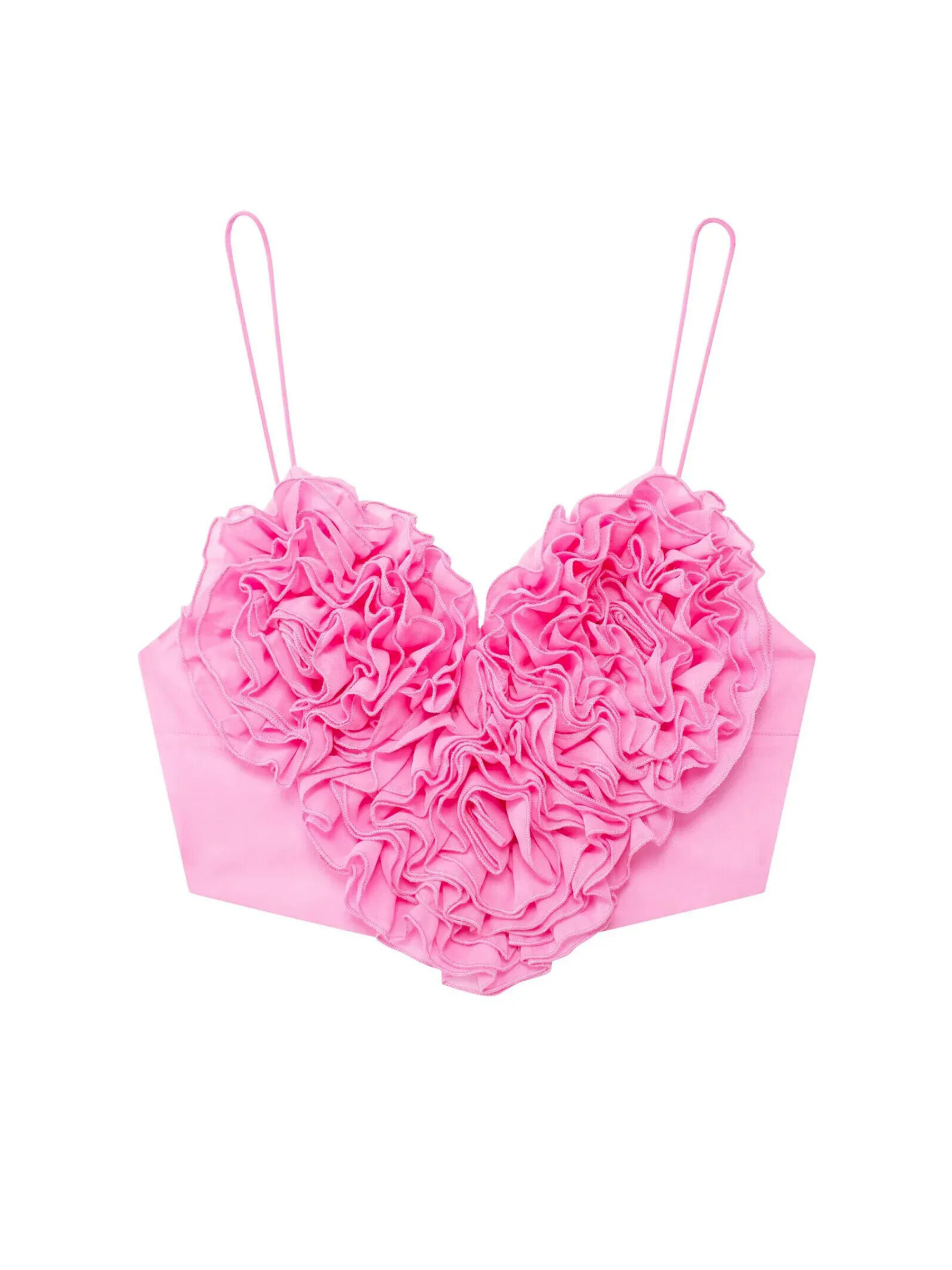 Liana Puffy Heart Crop Top