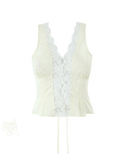 Cydney Lace Trim Skirt Set