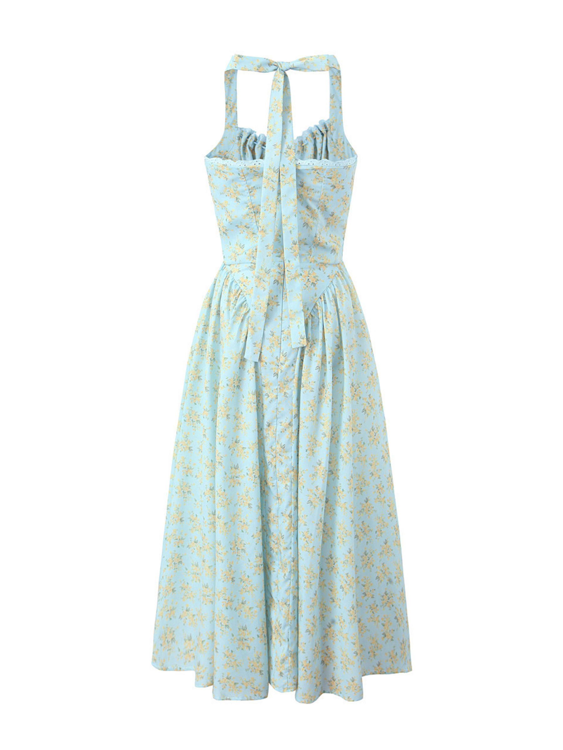 Delilah Corset Midi Dress