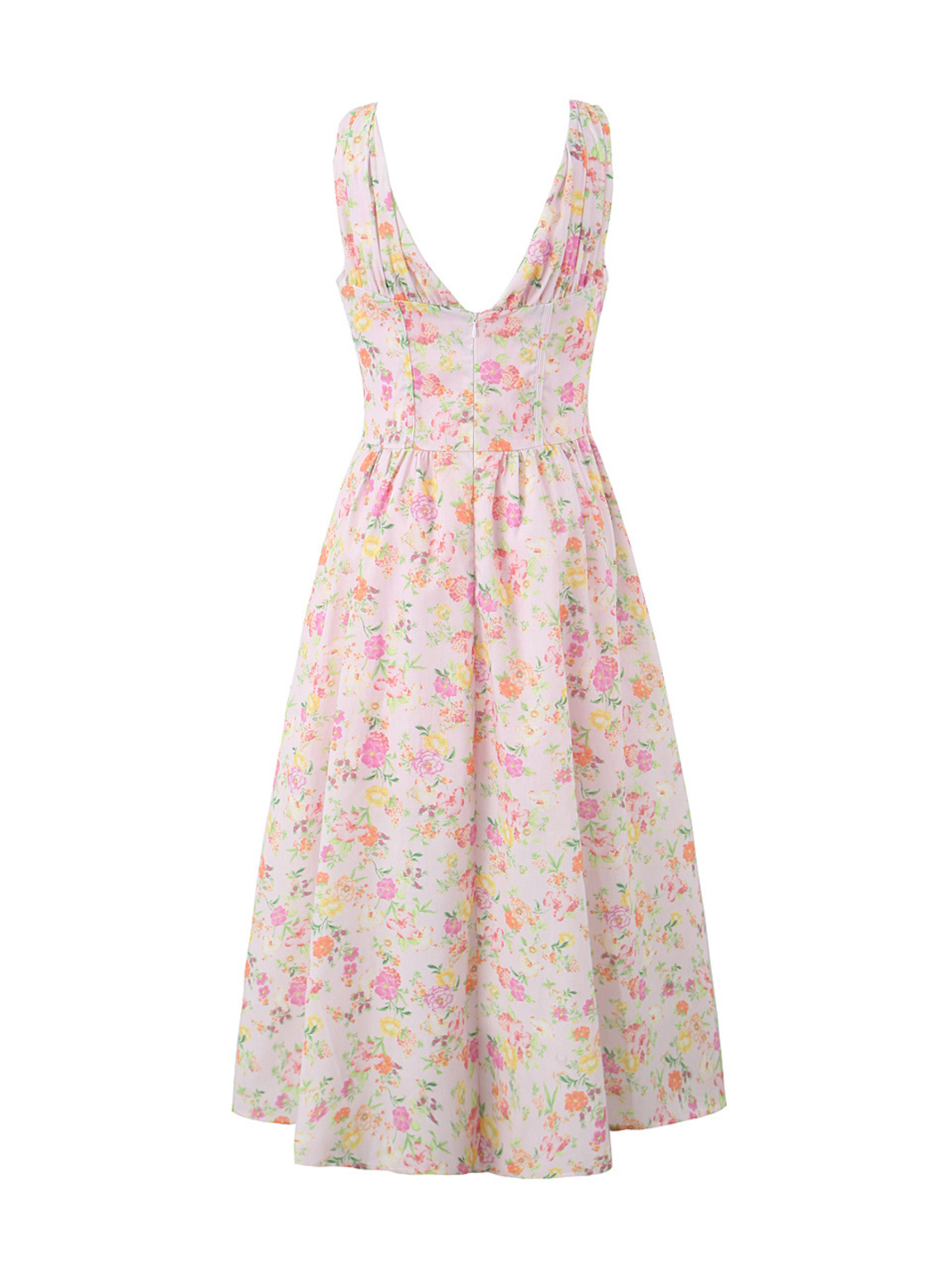 Erma Floral Midi Dress