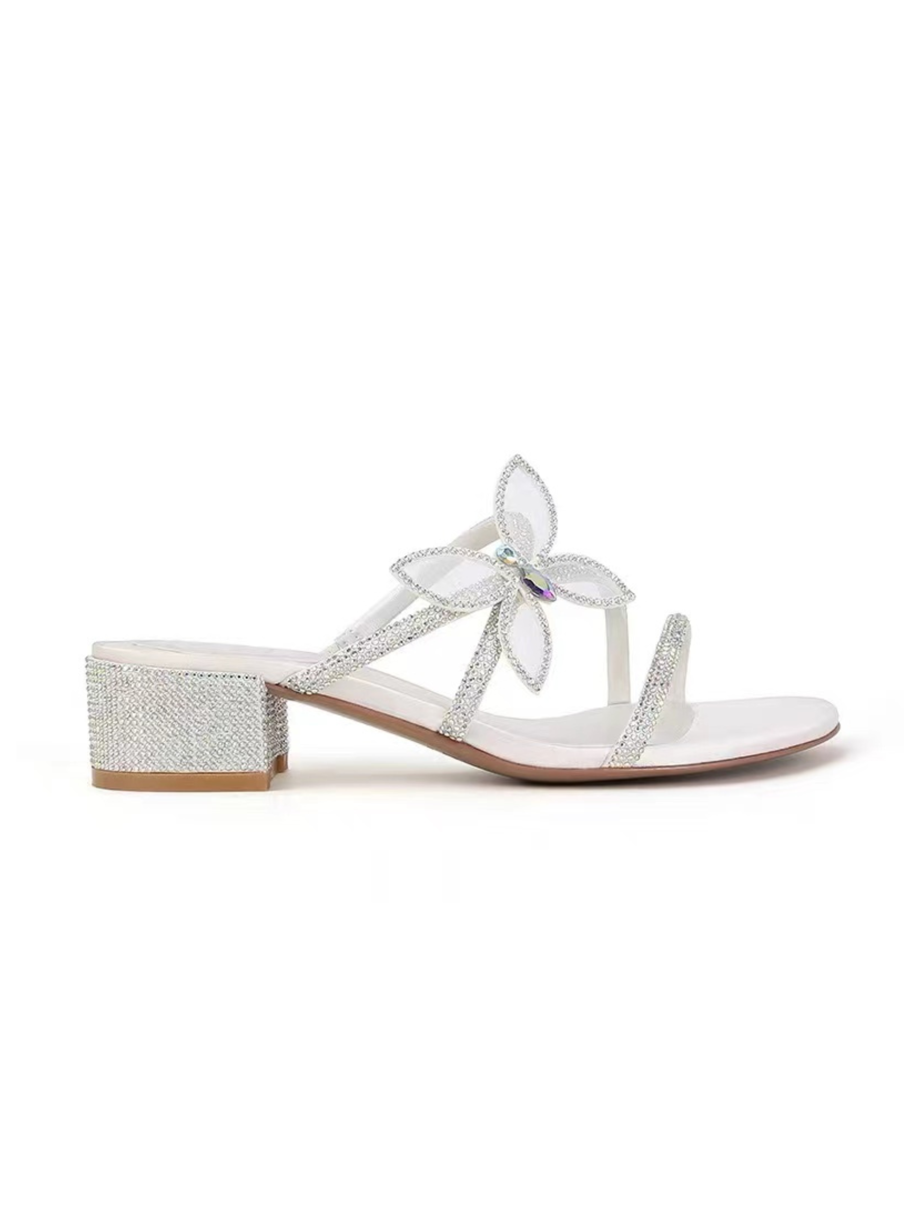 Chaney Butterfly Rhinestone Heels
