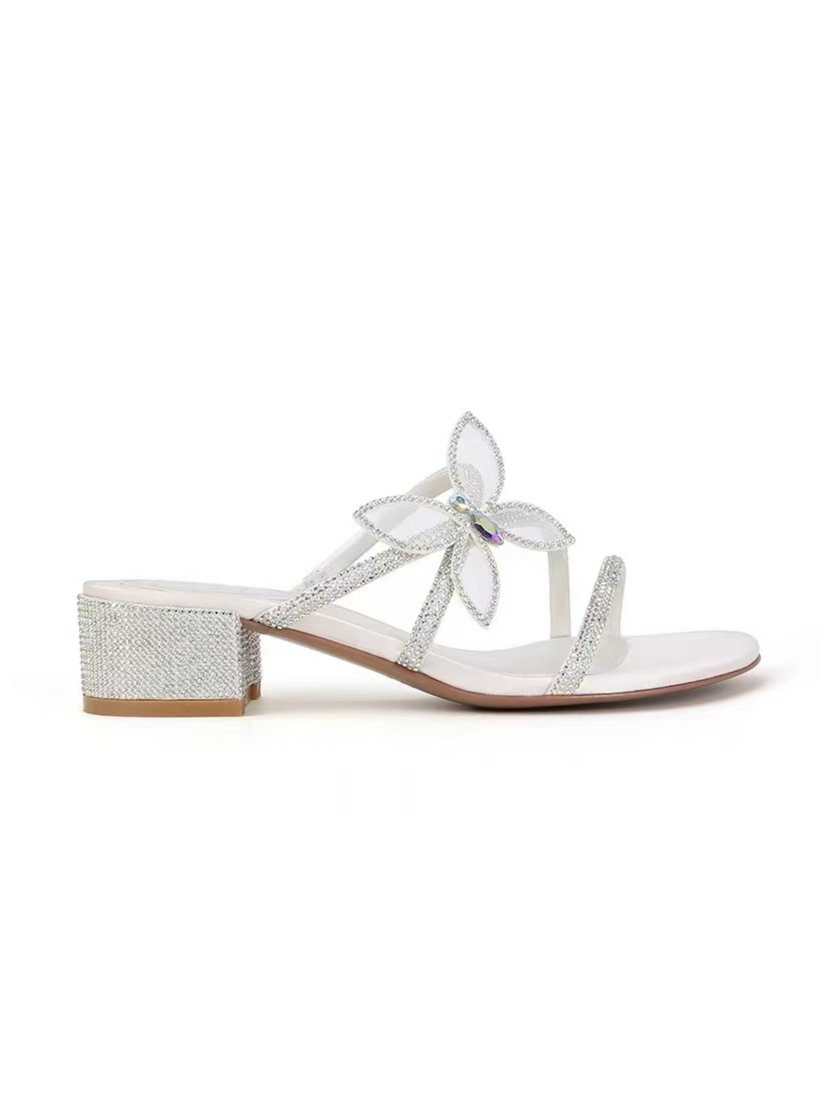 Chaney Butterfly Rhinestone Heels