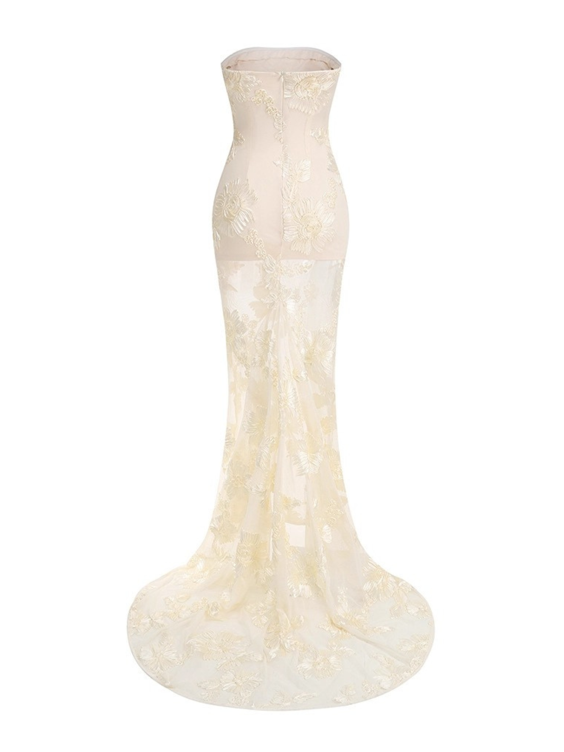 Athena Strapless Mermaid Maxi Dress