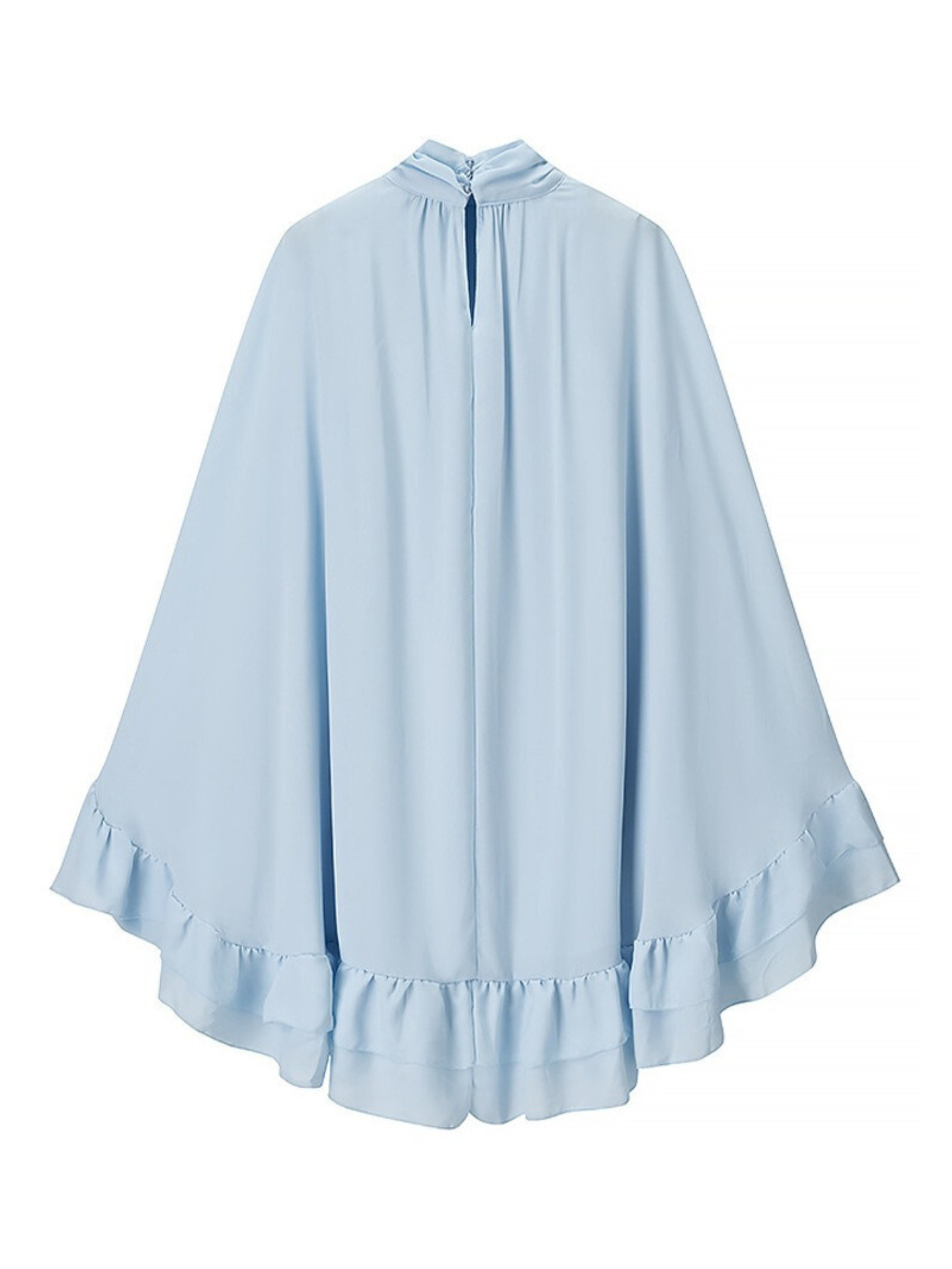 Indie Ruffled Bell Sleeve Mini Dress