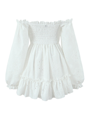 Nairobi Off Shoulder Ruffle Mini Dress
