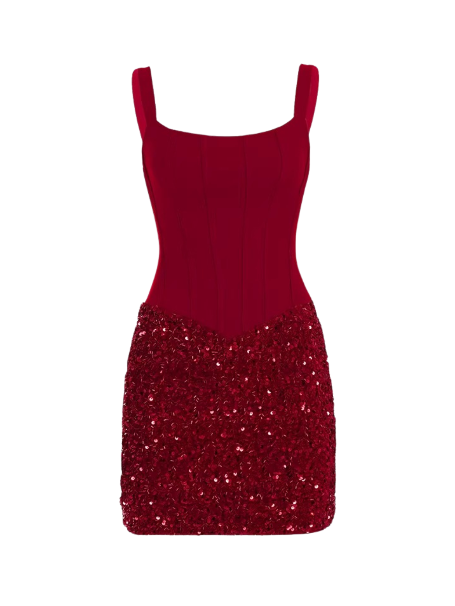 Batya Red Sequin Mini Dress