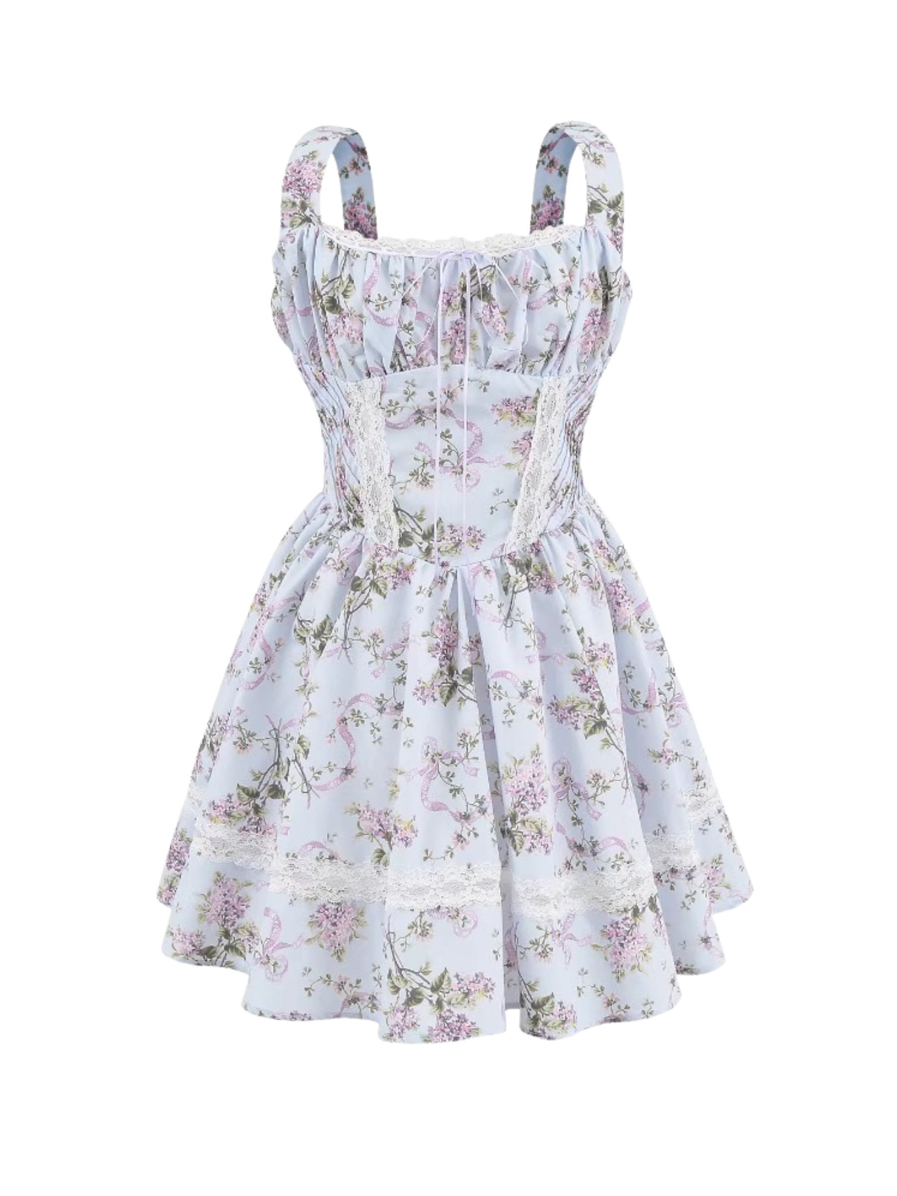 Cosette Floral Lace Mini Dress