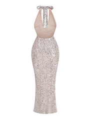 Alice Backless Sequin Maxi Dress