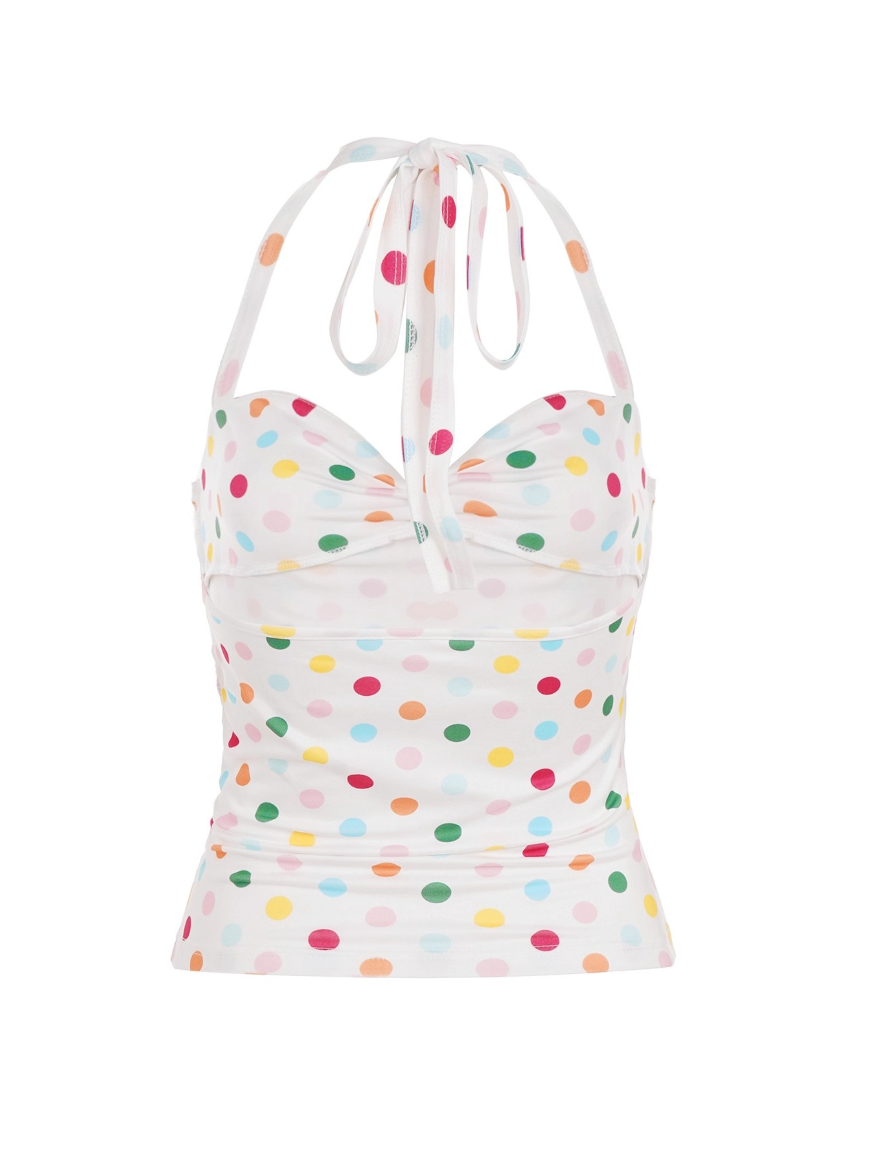 Candy Polka Dot Halter Top
