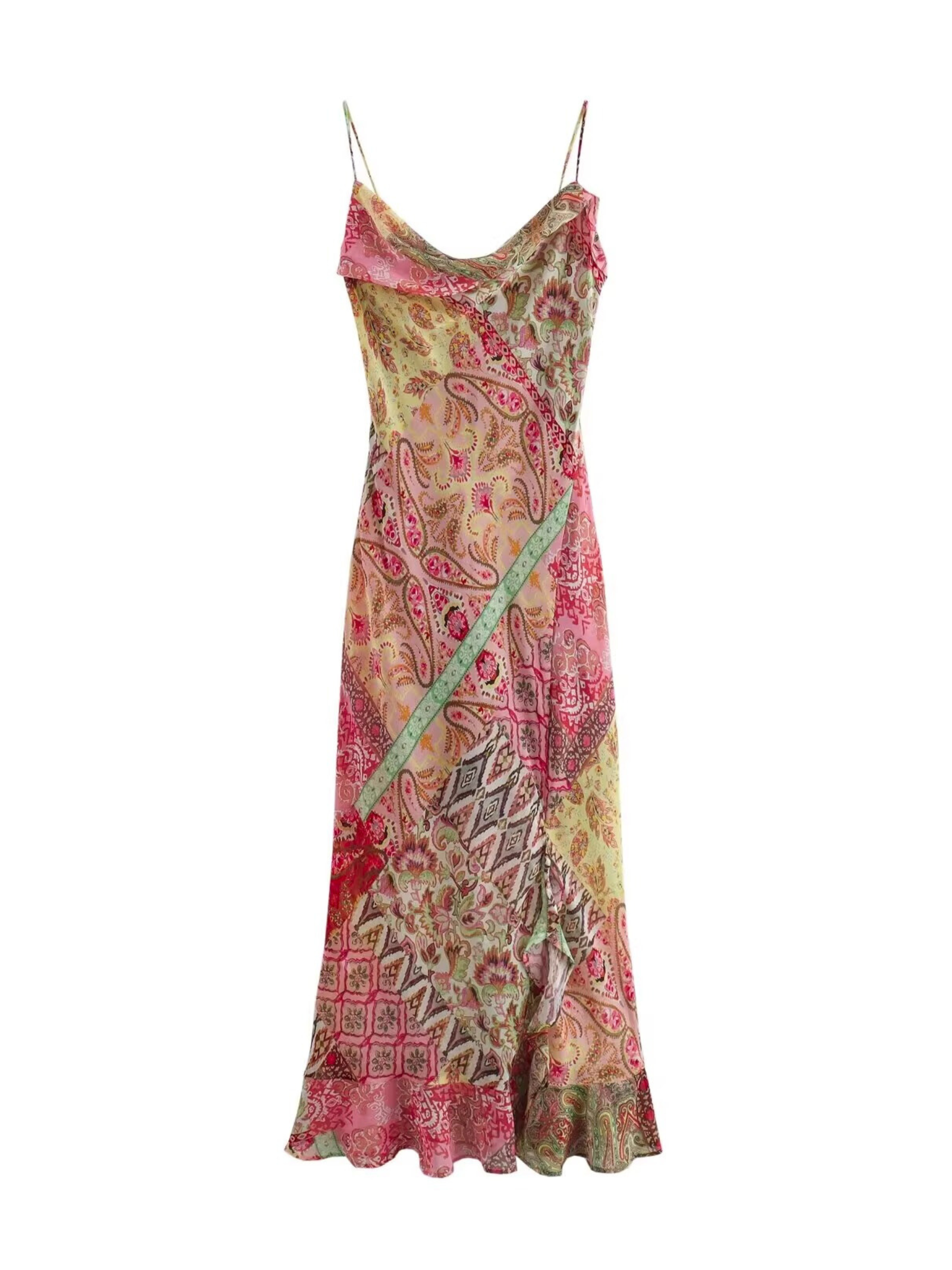 Rebekah Cowl Neck Slip Dress