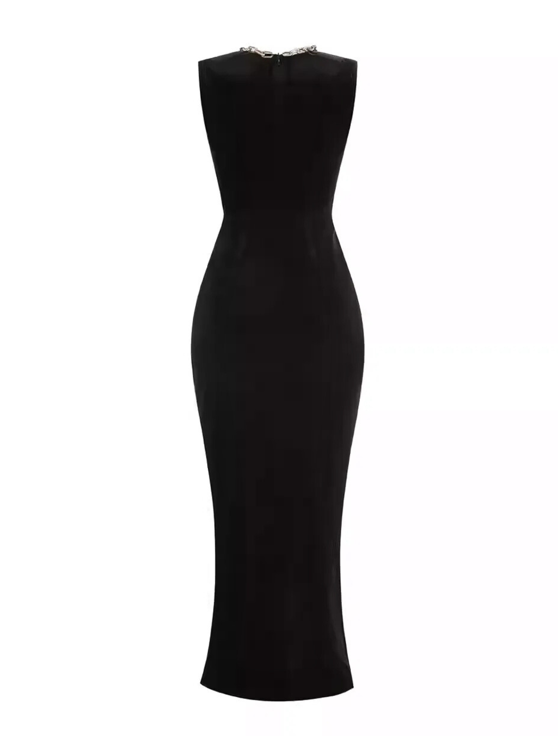 Niylah Pearl Velvet Maxi Dress