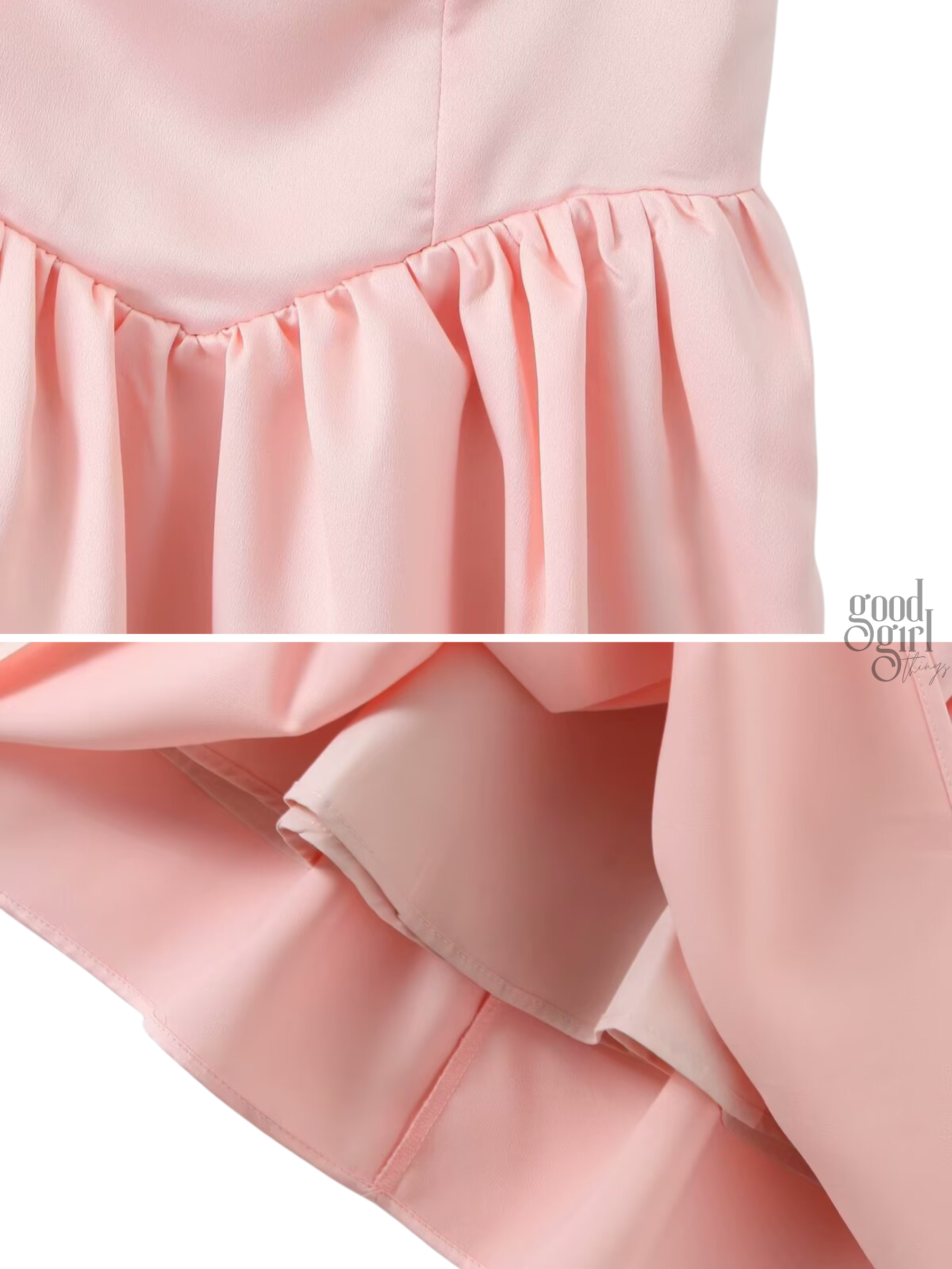 Adair Pleated Mini Dress