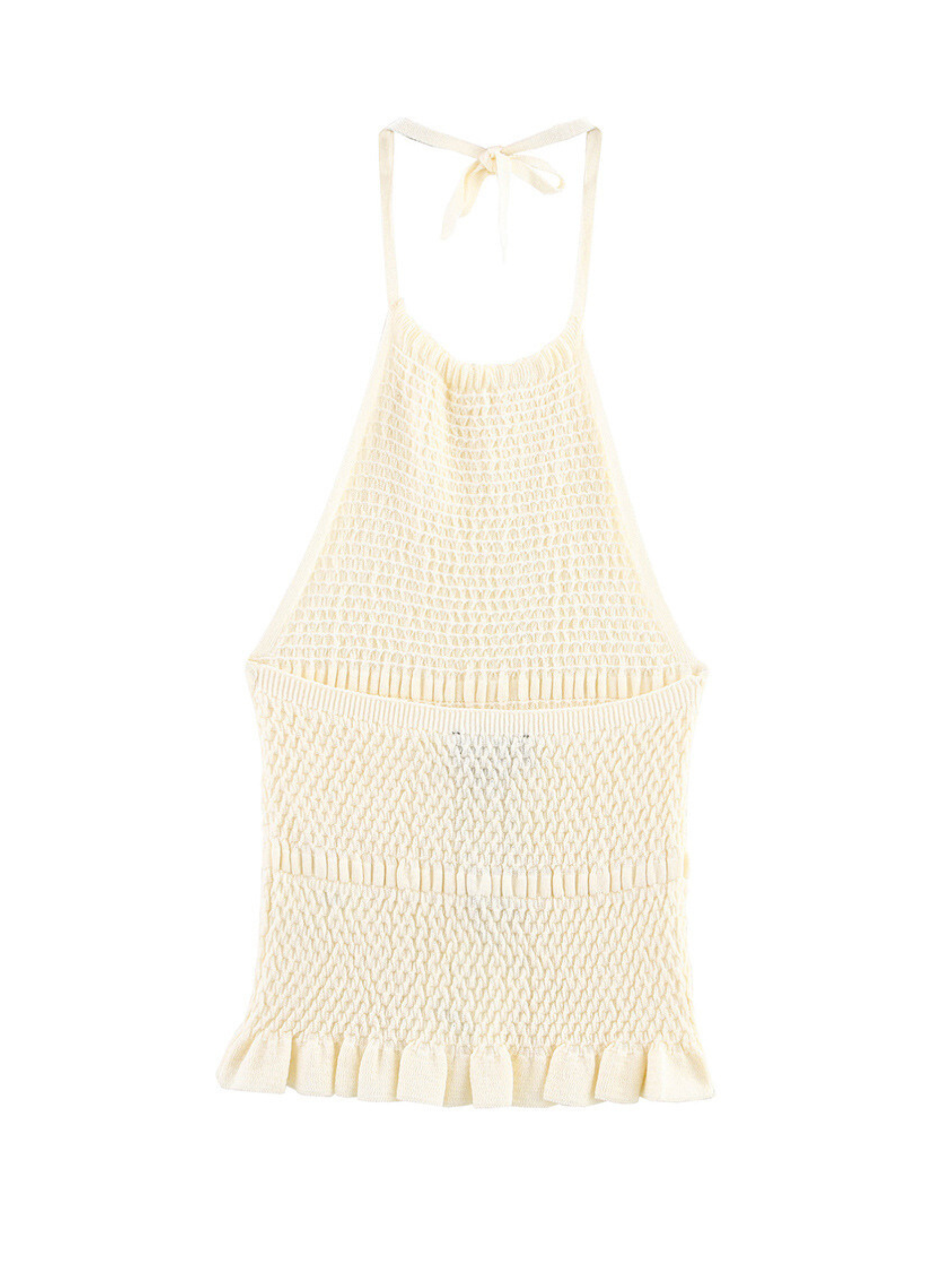 Aela Knit Halter Top