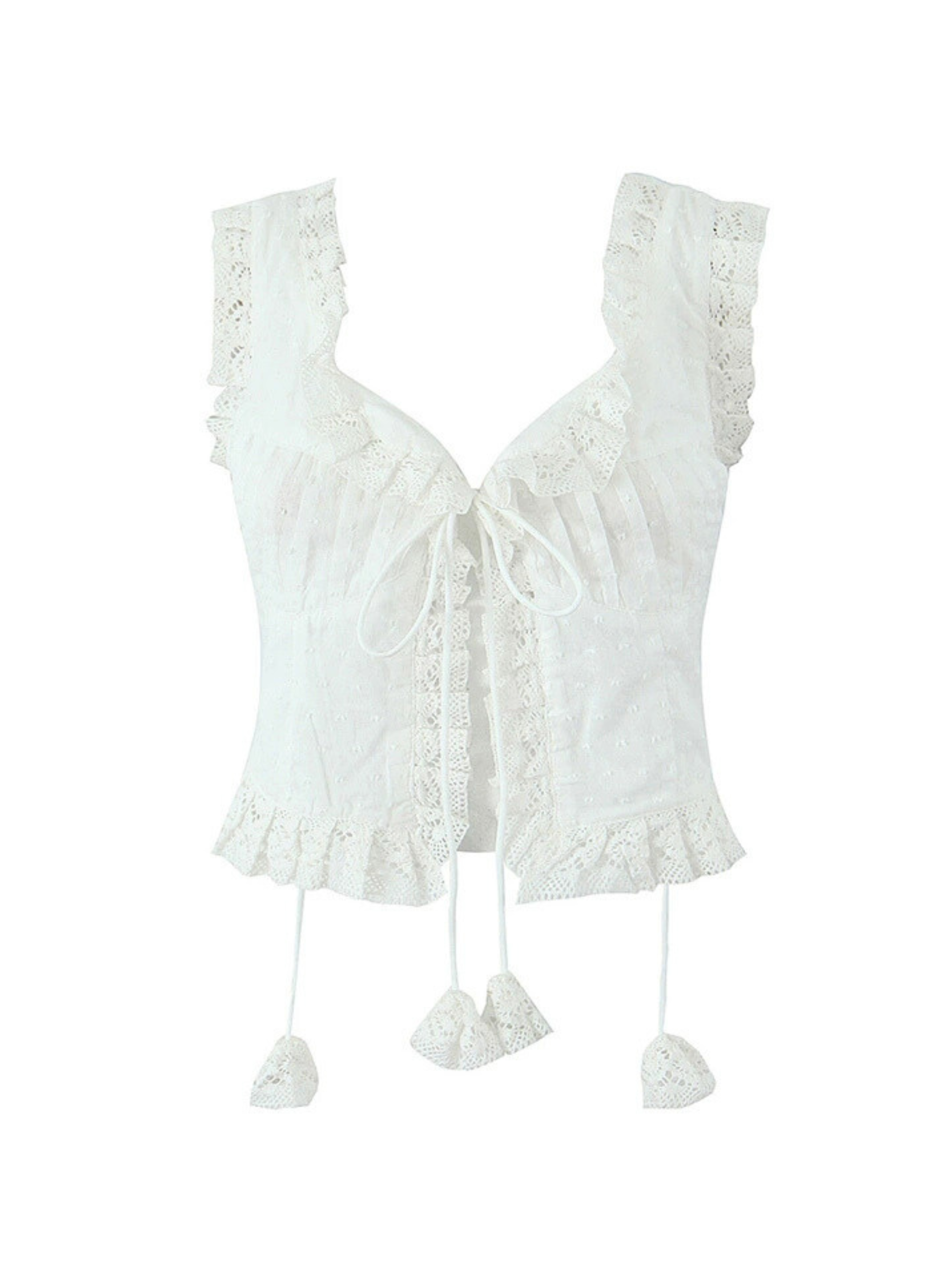 Anette Lace-Up Top