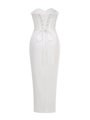 Ember Satin Corset Gown