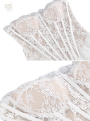Eliana Lace Corset Tulle Mini Dress