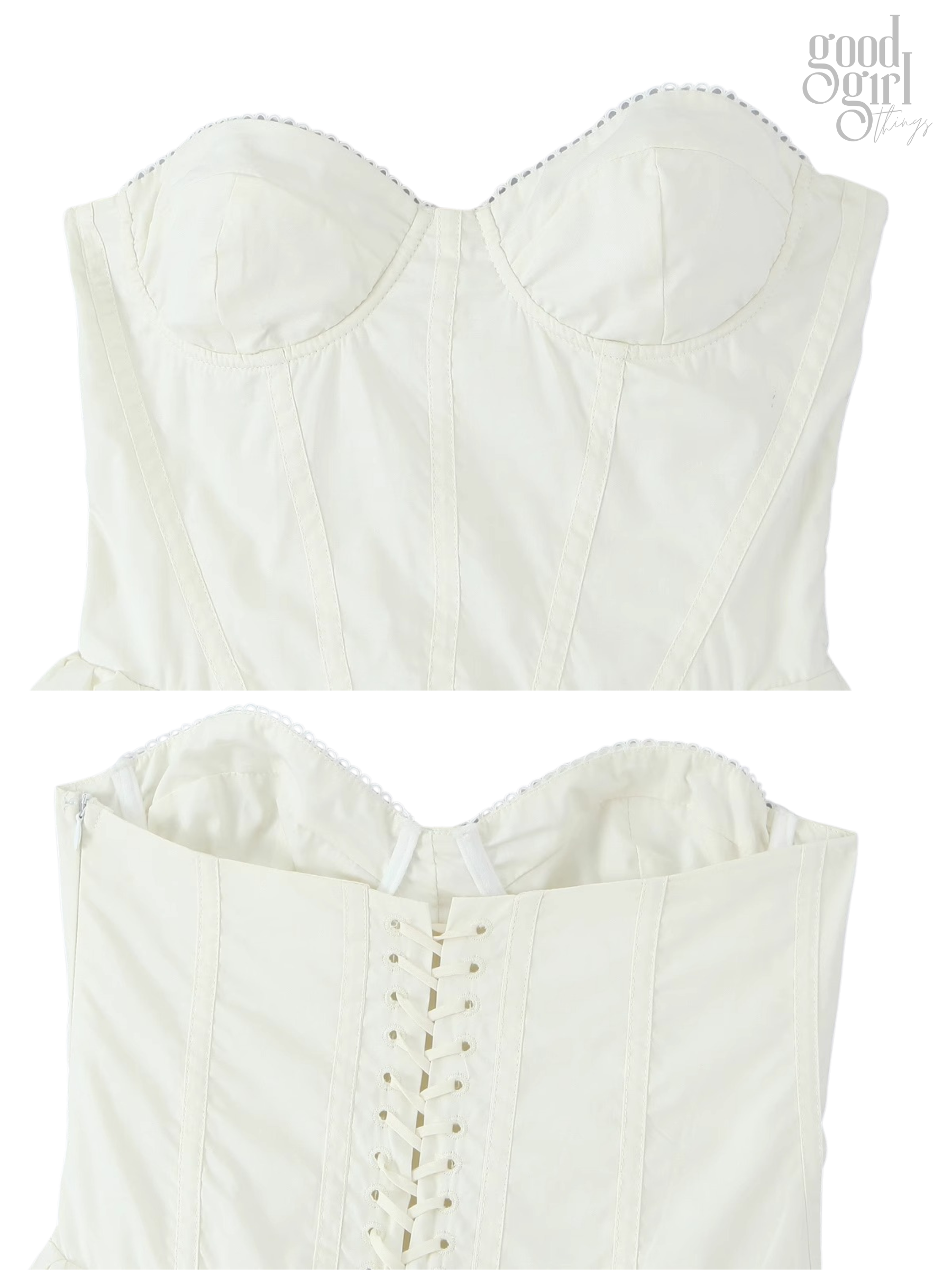 Chevelle Strapless Pleated Mini Dress