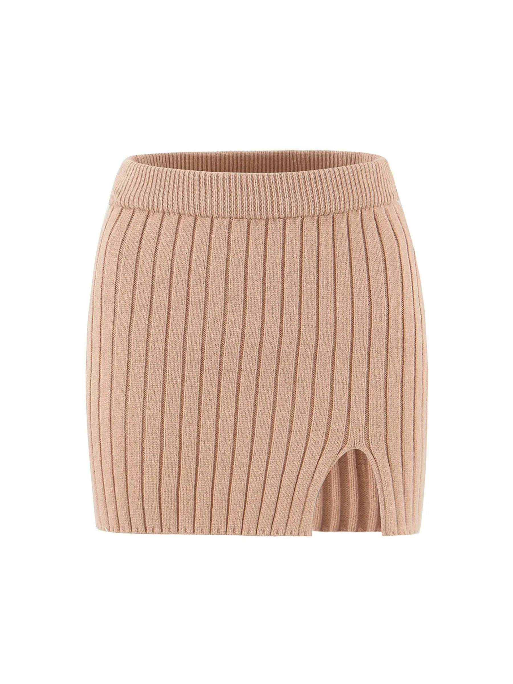 Vicky Knitted Mini Skirt & Sweater Set