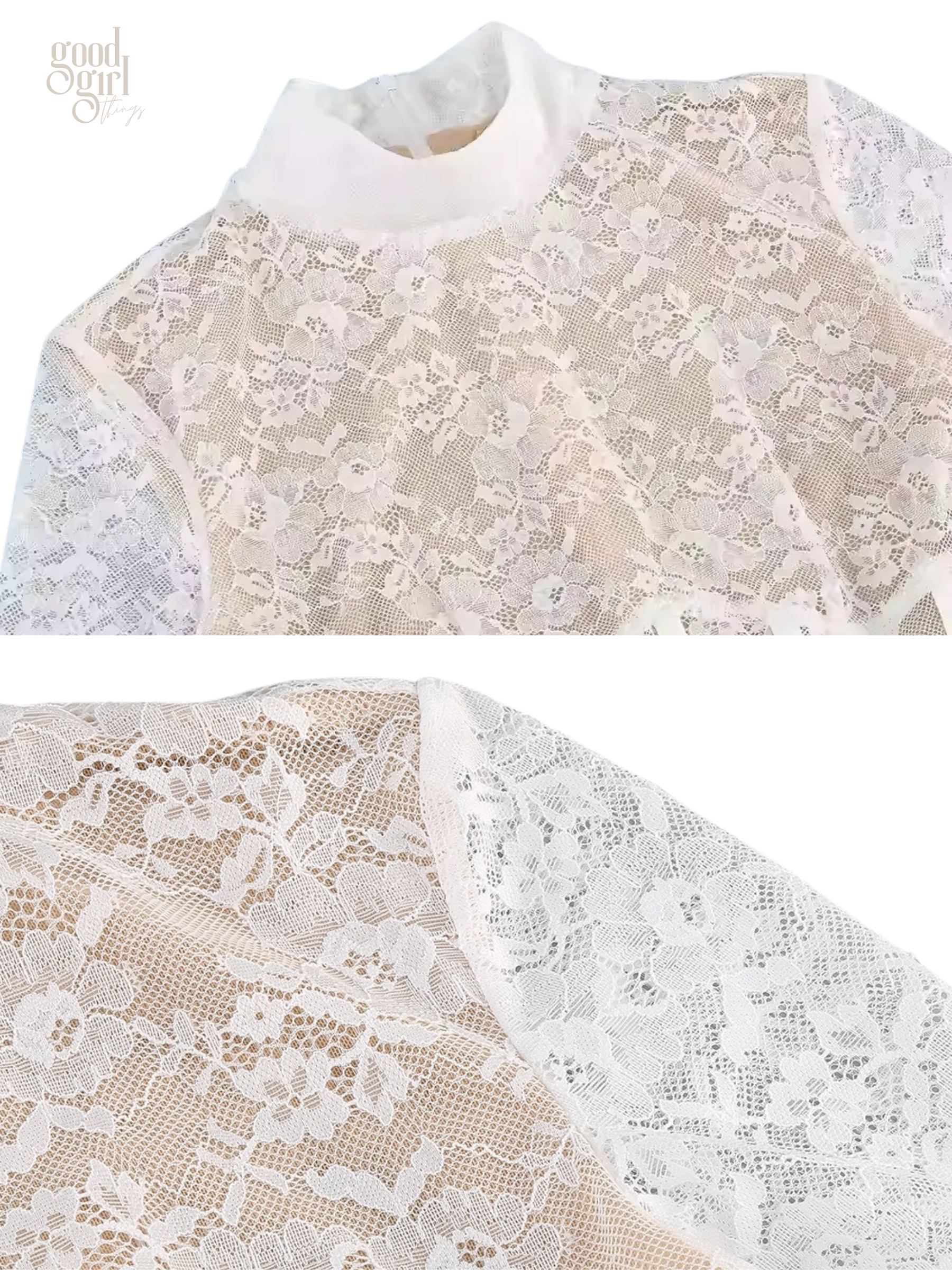 Cora Lace Long Sleeve Corset Mini Dress