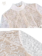 Cora Lace Long Sleeve Corset Mini Dress