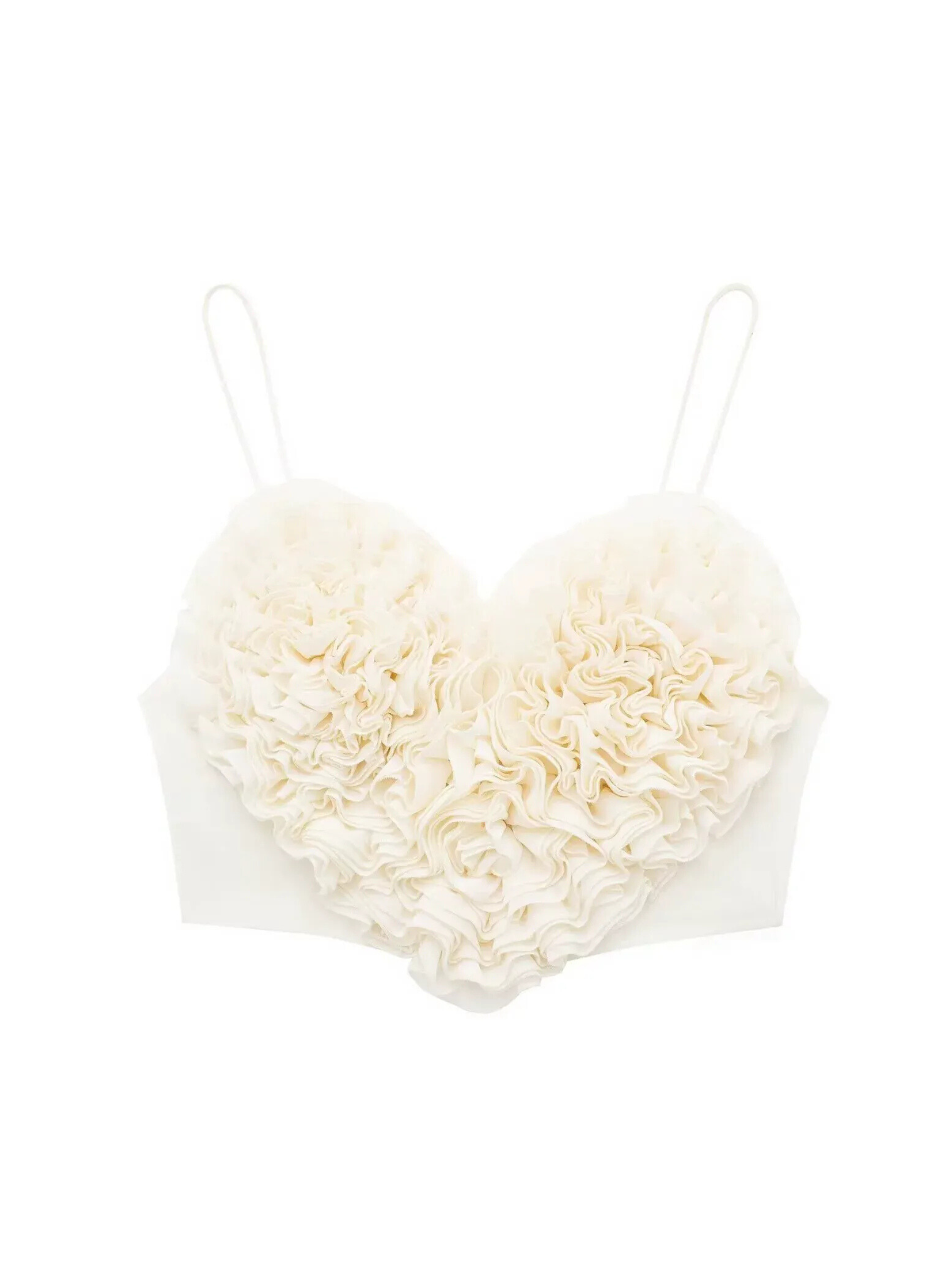 Liana Puffy Heart Crop Top