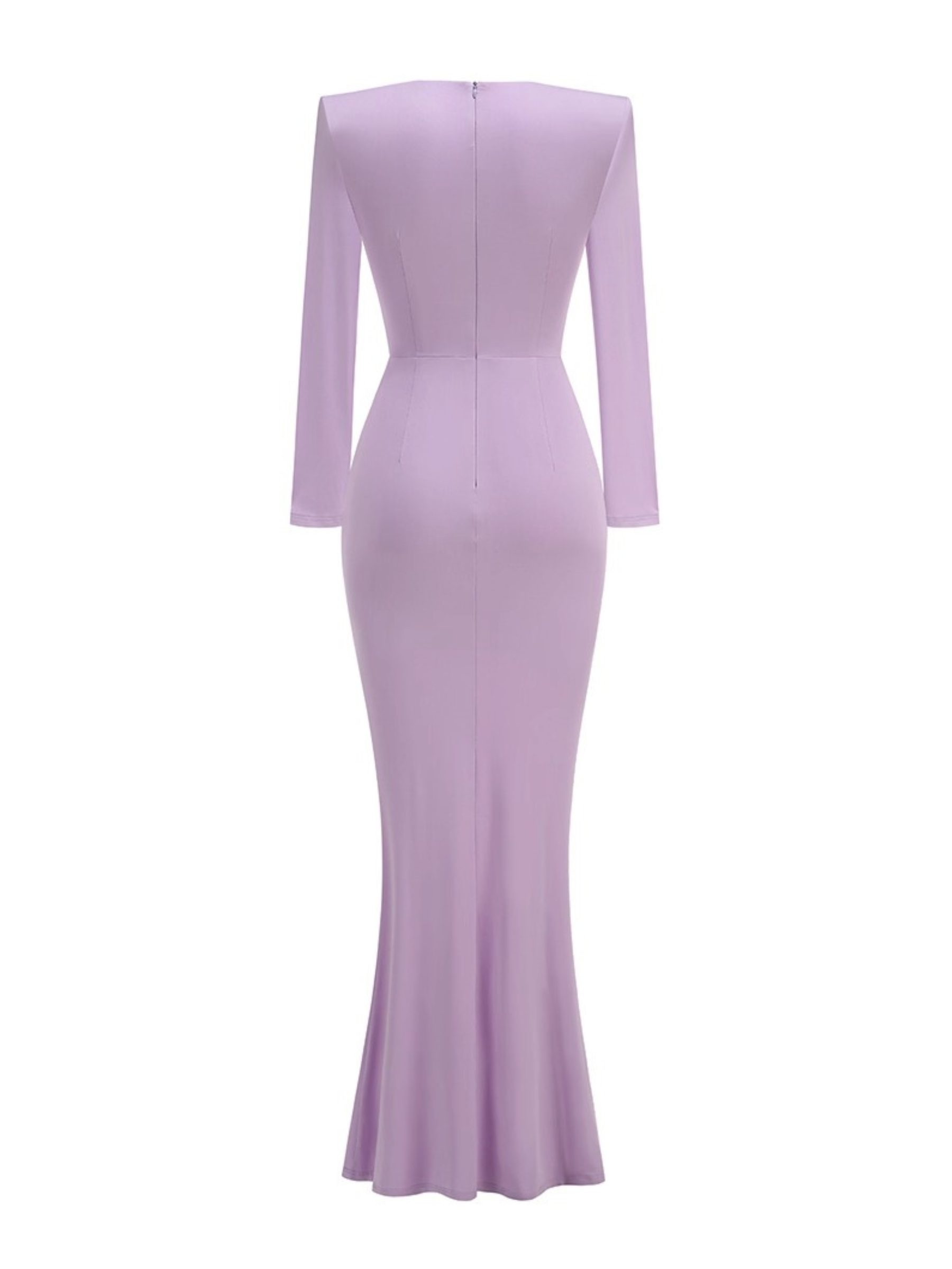 Mya Long Sleeve Ruched Maxi Gown