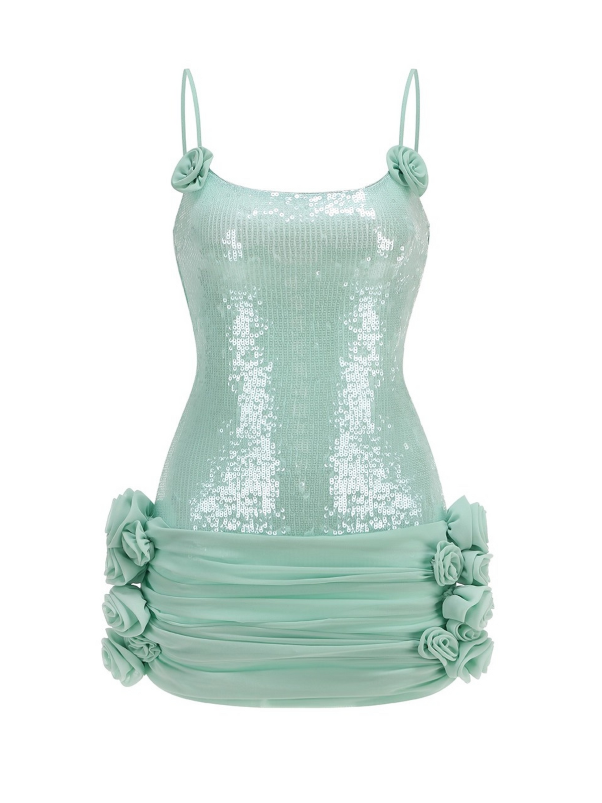 Leila Corset Sequin Mini Dress
