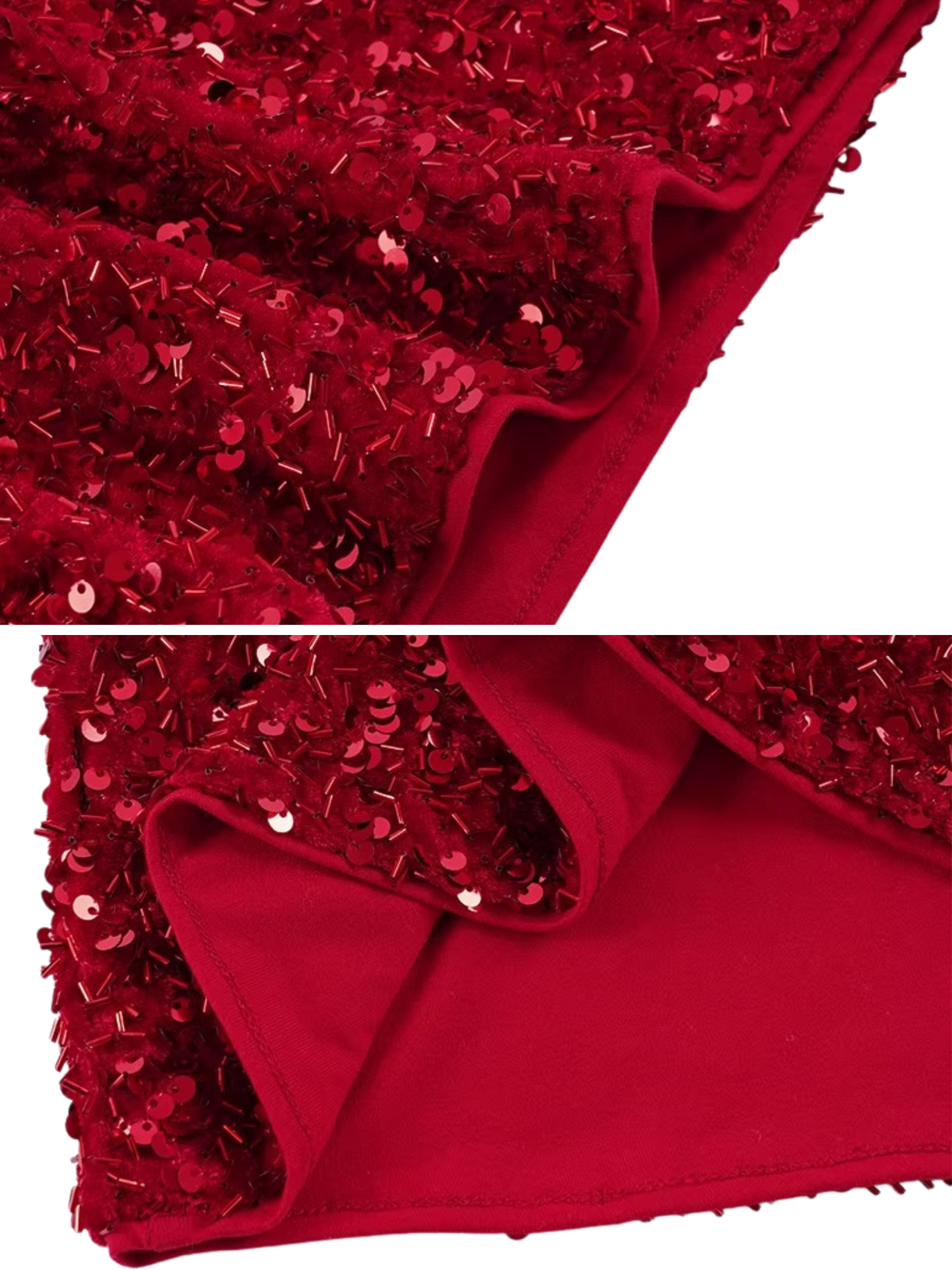 Batya Red Sequin Mini Dress