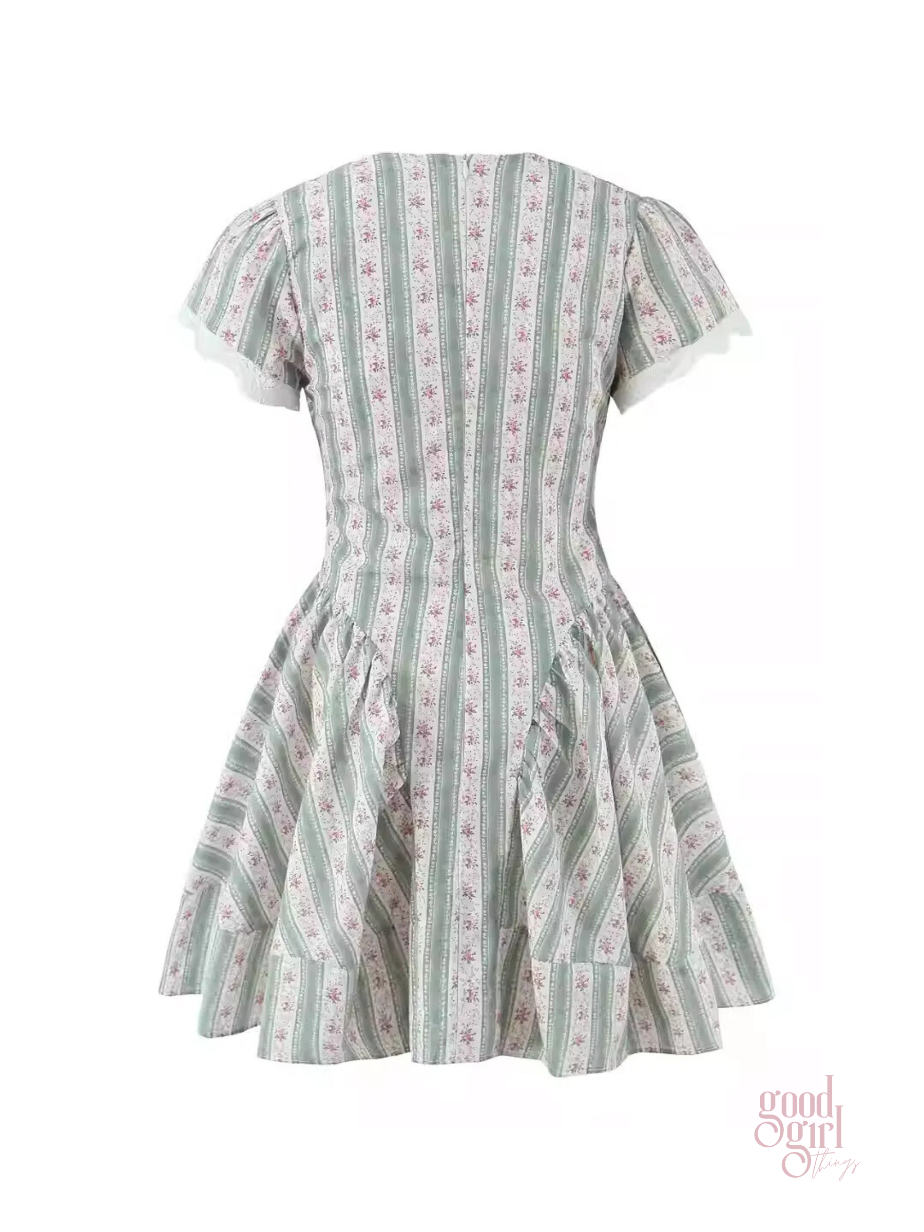 Ellis Puff Sleeve Mini Dress