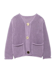 Alexys Button-Front Knit Cardigan