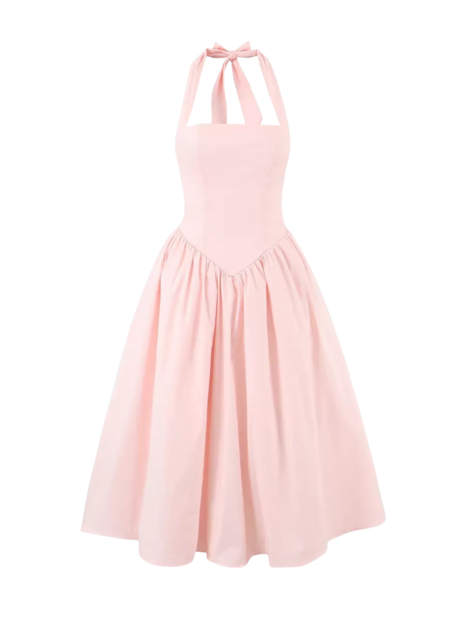 Cressida Halter Corset Midi Dress