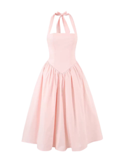 Cressida Halter Corset Midi Dress