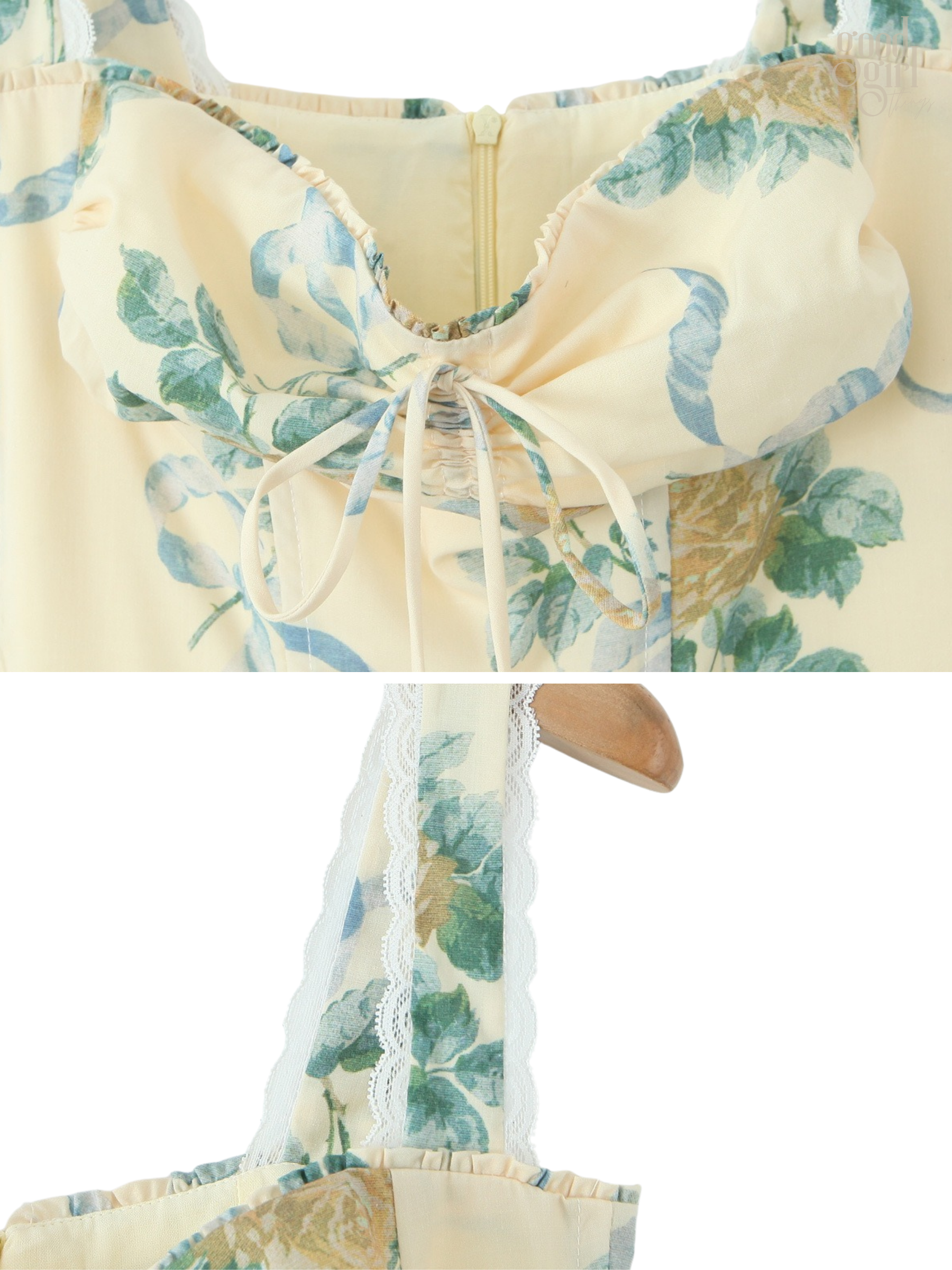 Marcy Floral Strap Midi Dress