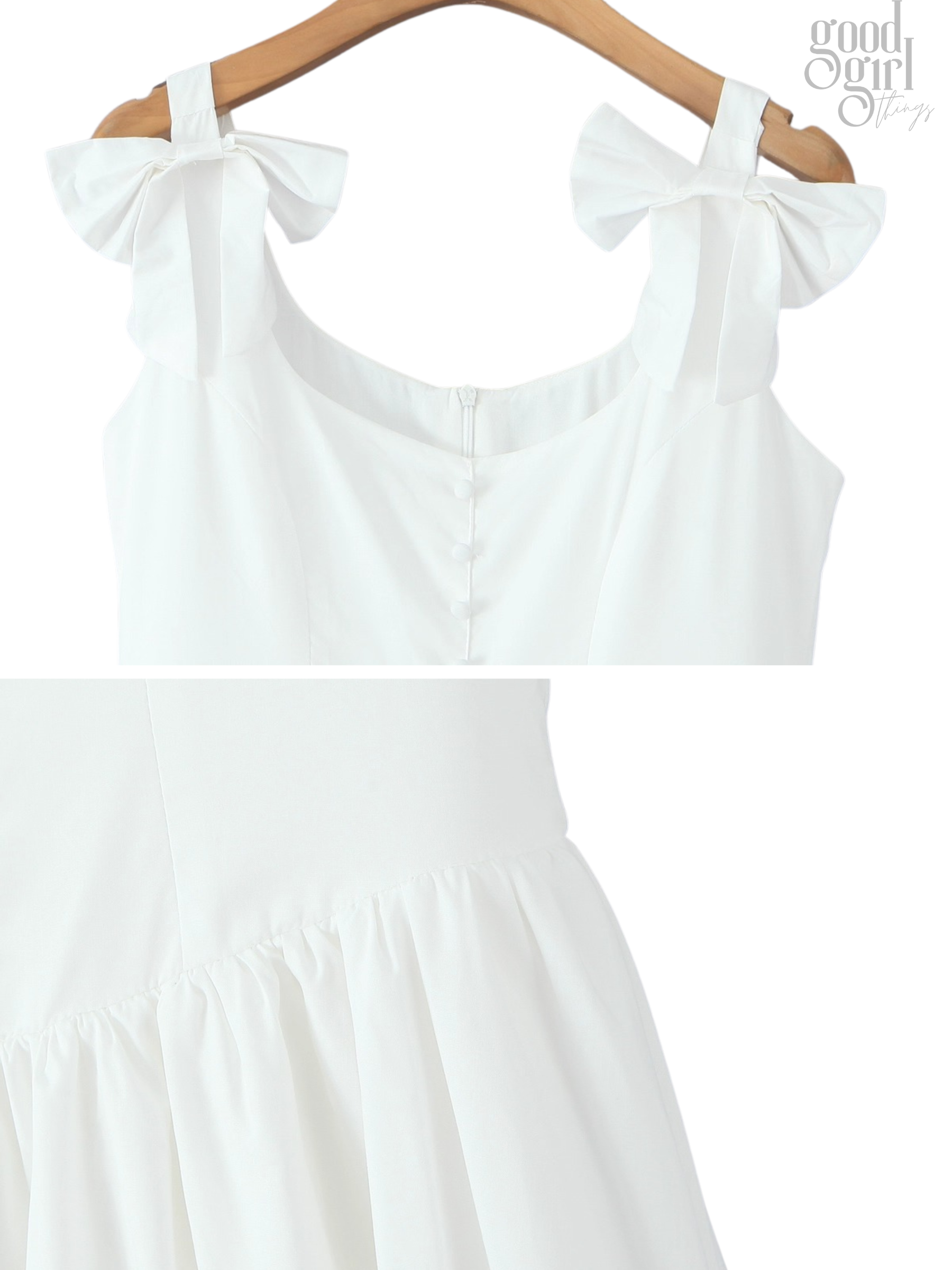 Alba Bow Detail Midi Dress