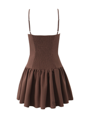 Elliotte Bow Strap Mini Dress