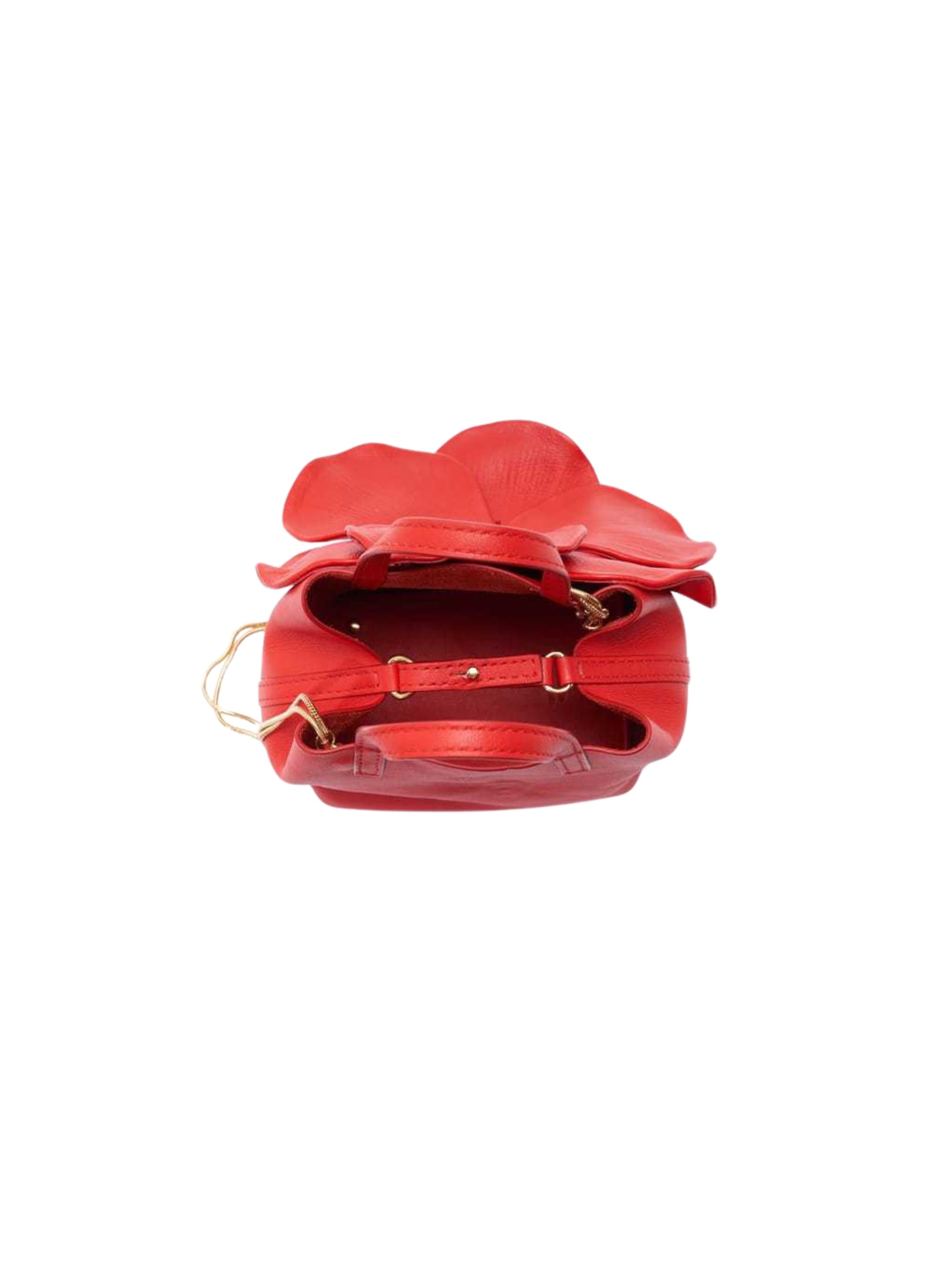 Belle Floral Handbag in Red