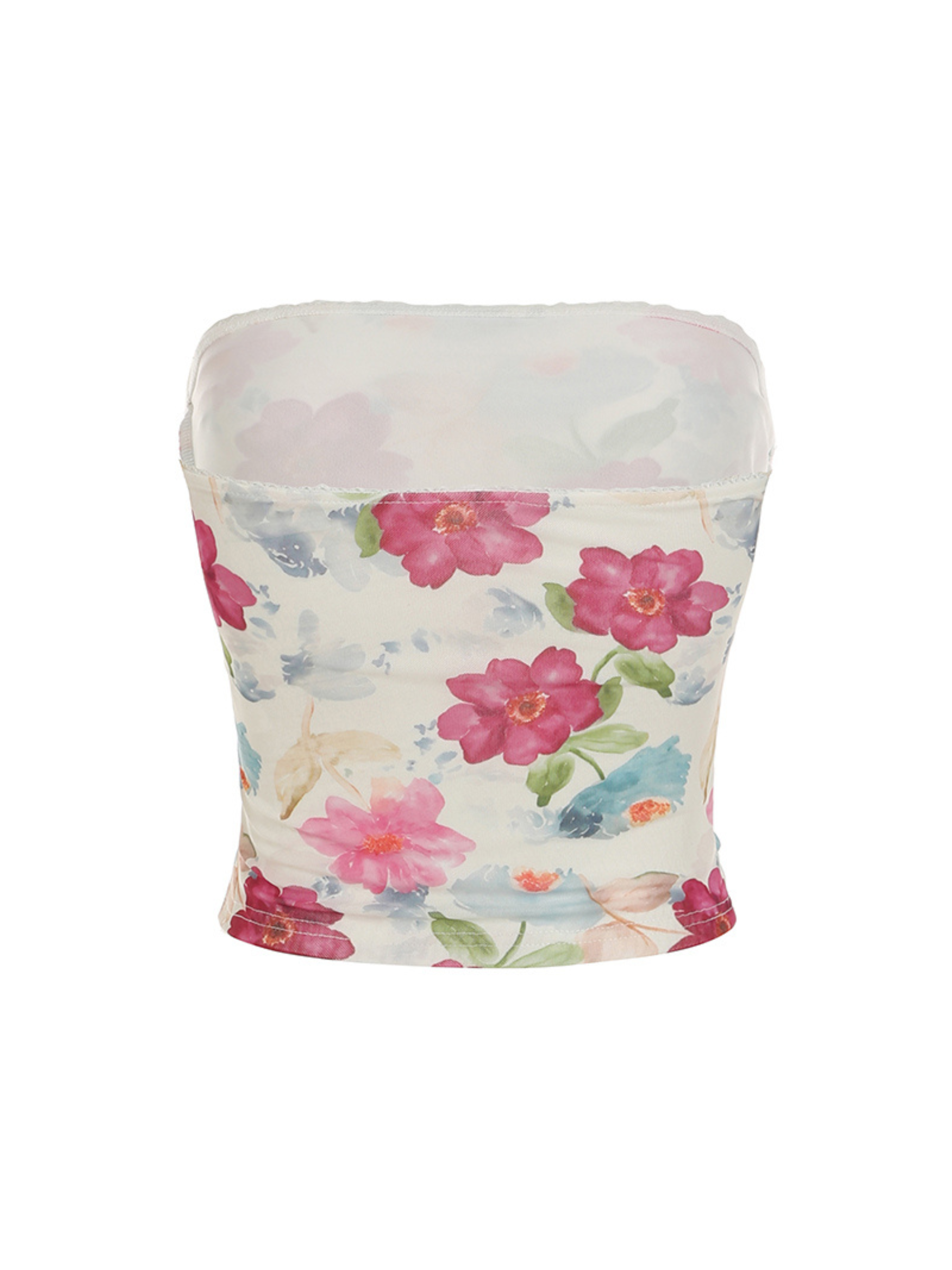 Sila Floral Mesh Tube Top